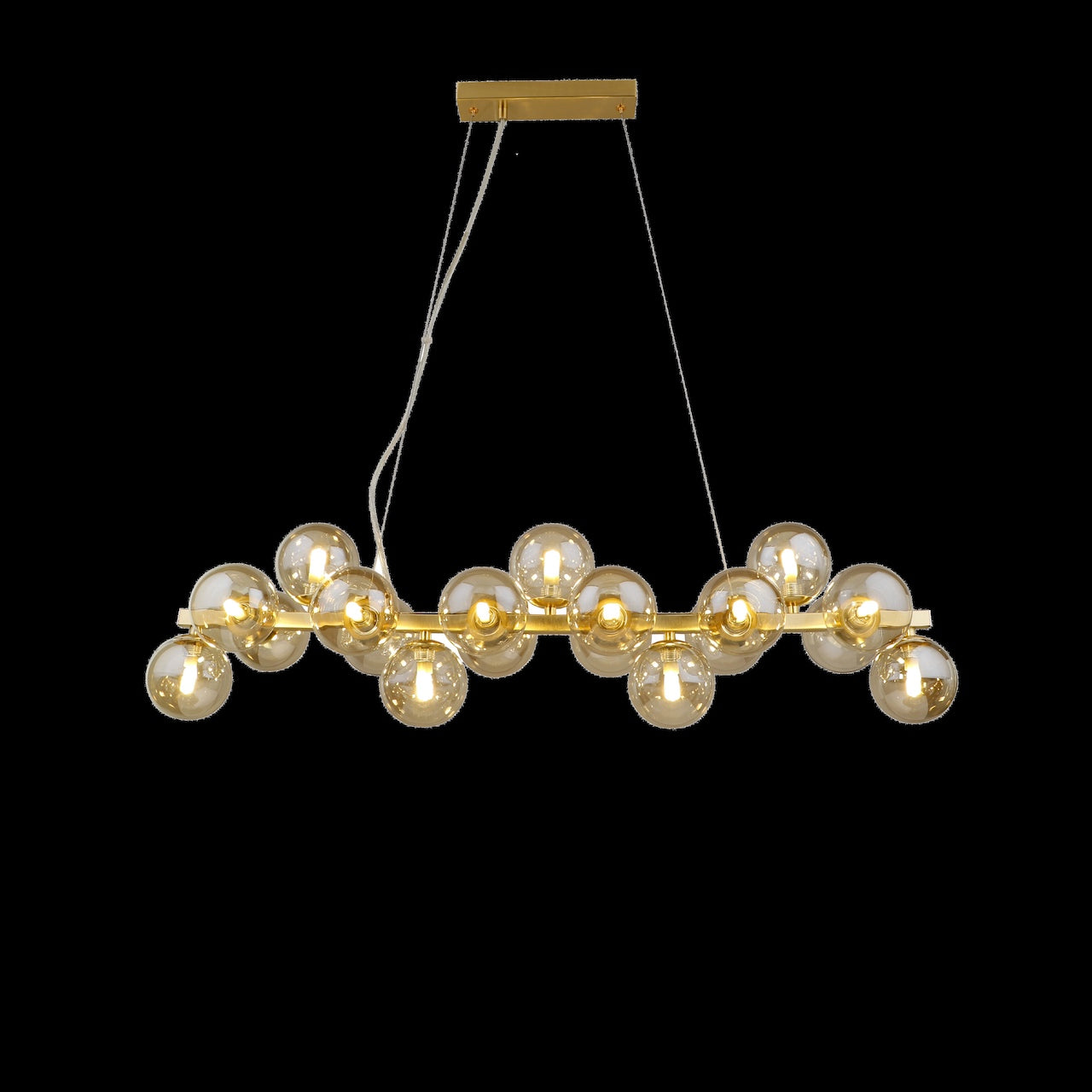 19 Light Round Pendant 19 x 33W G9 Maximum