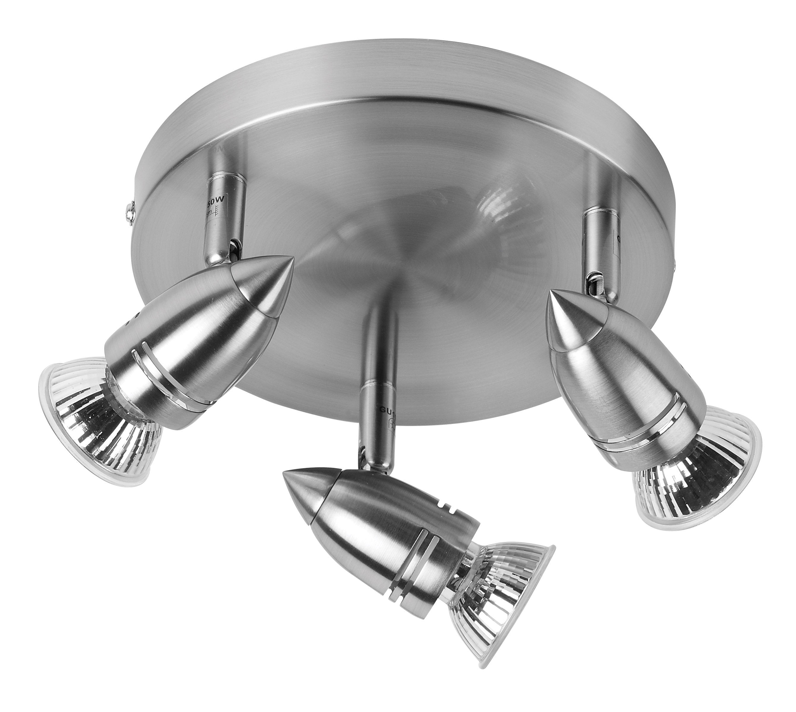 Triple head GU10 bar spotlight