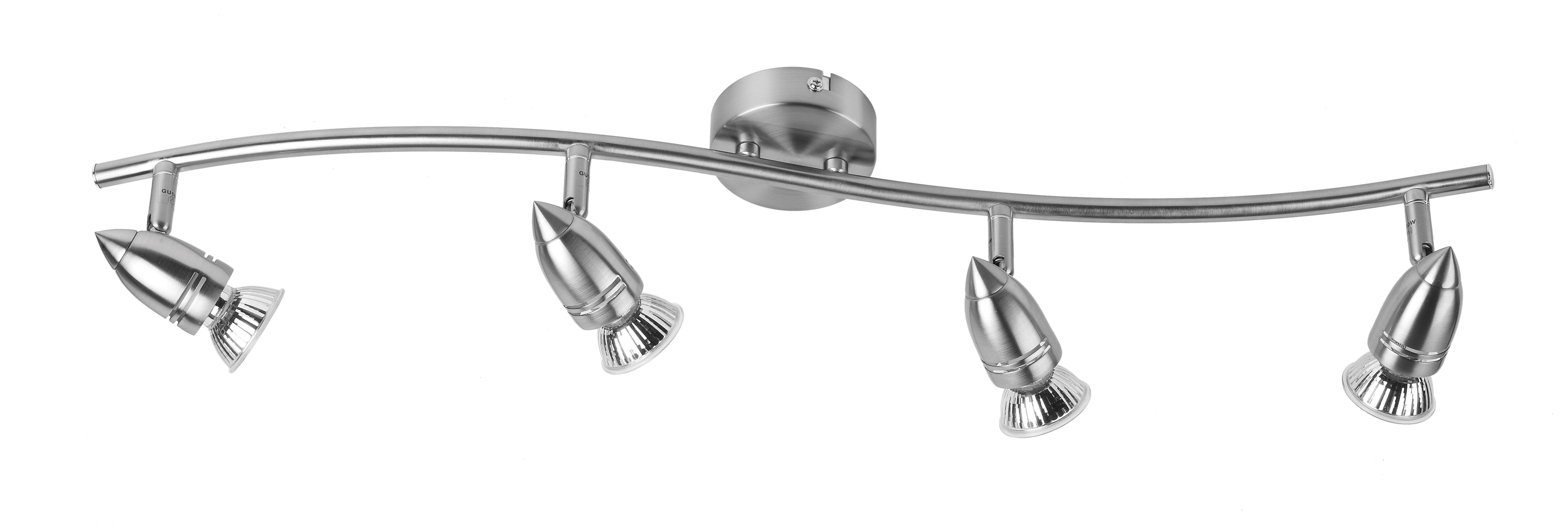 Quad head GU10 bar spotlight