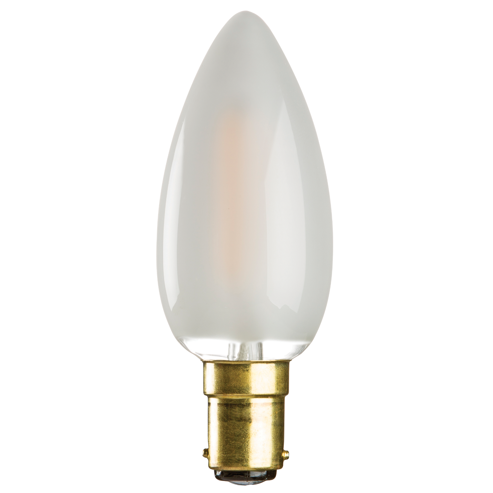 ML Accessories-CL2SBCO 230V 2W LED 35mm SBC Frosted Candle 3000K