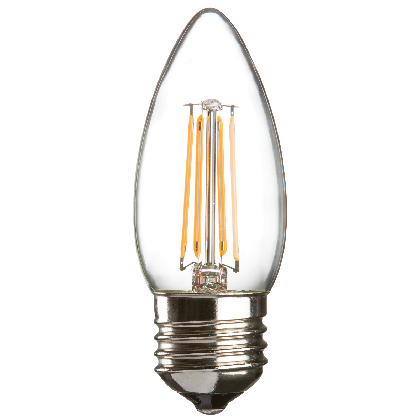 ML Accessories-CL4ESC 230V 4W LED 35mm ES Clear Candle 3000K