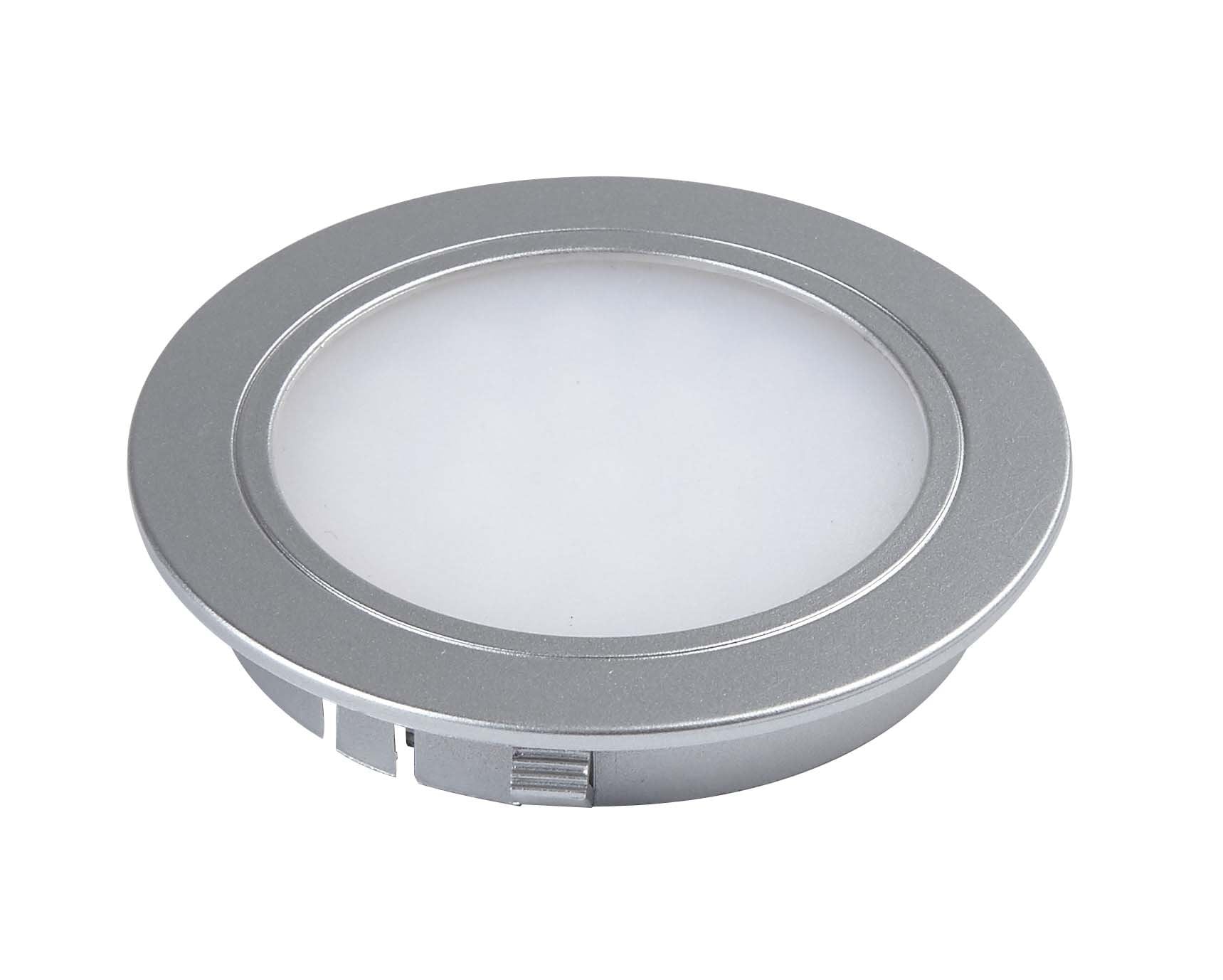 12V 2W SATIN SILVER 3K WW RECESSED