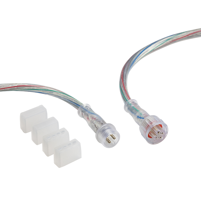 ML Accessories-CONIP4P 12V / 24V IP Connector - RGB