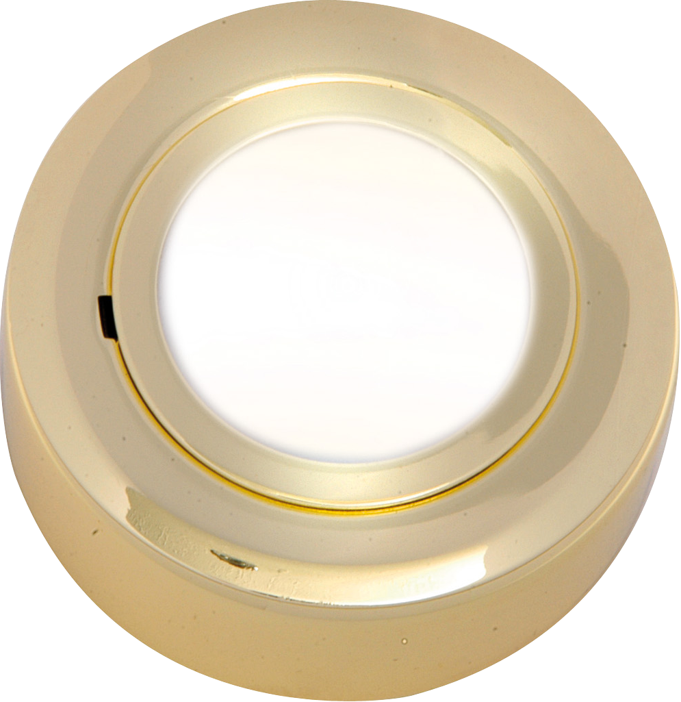 ML Accessories-CRF02B IP20 12V L/V Brass Cabinet Fitting Surface or Recessed (lamp included)