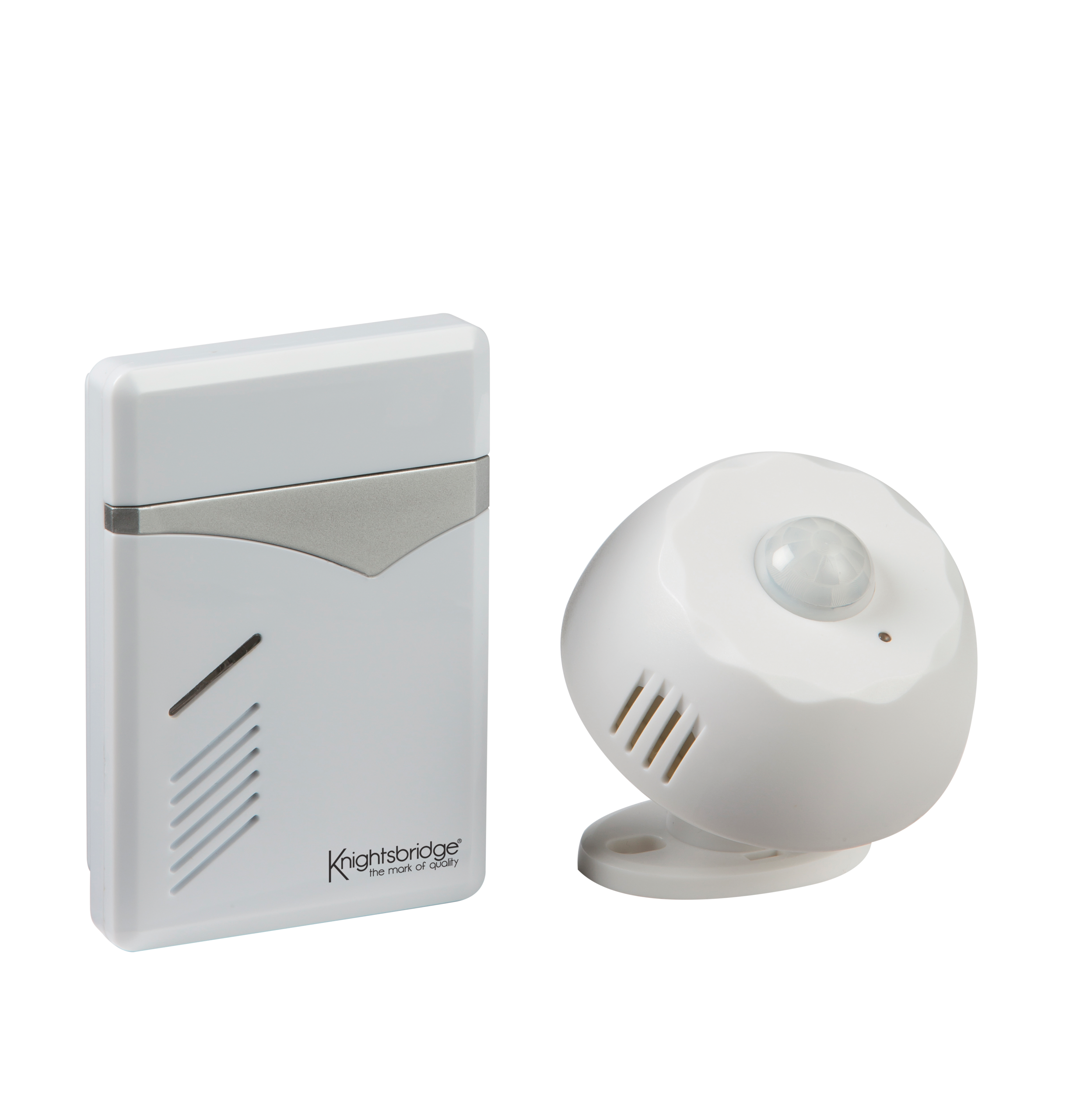 ML Accessories-DC006 White Wireless PIR Door Chime (100m range)