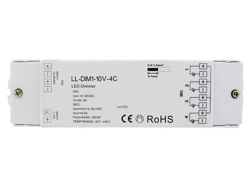 1-10V ANALOGUE DIMMER MODULE 4 CHANNEL