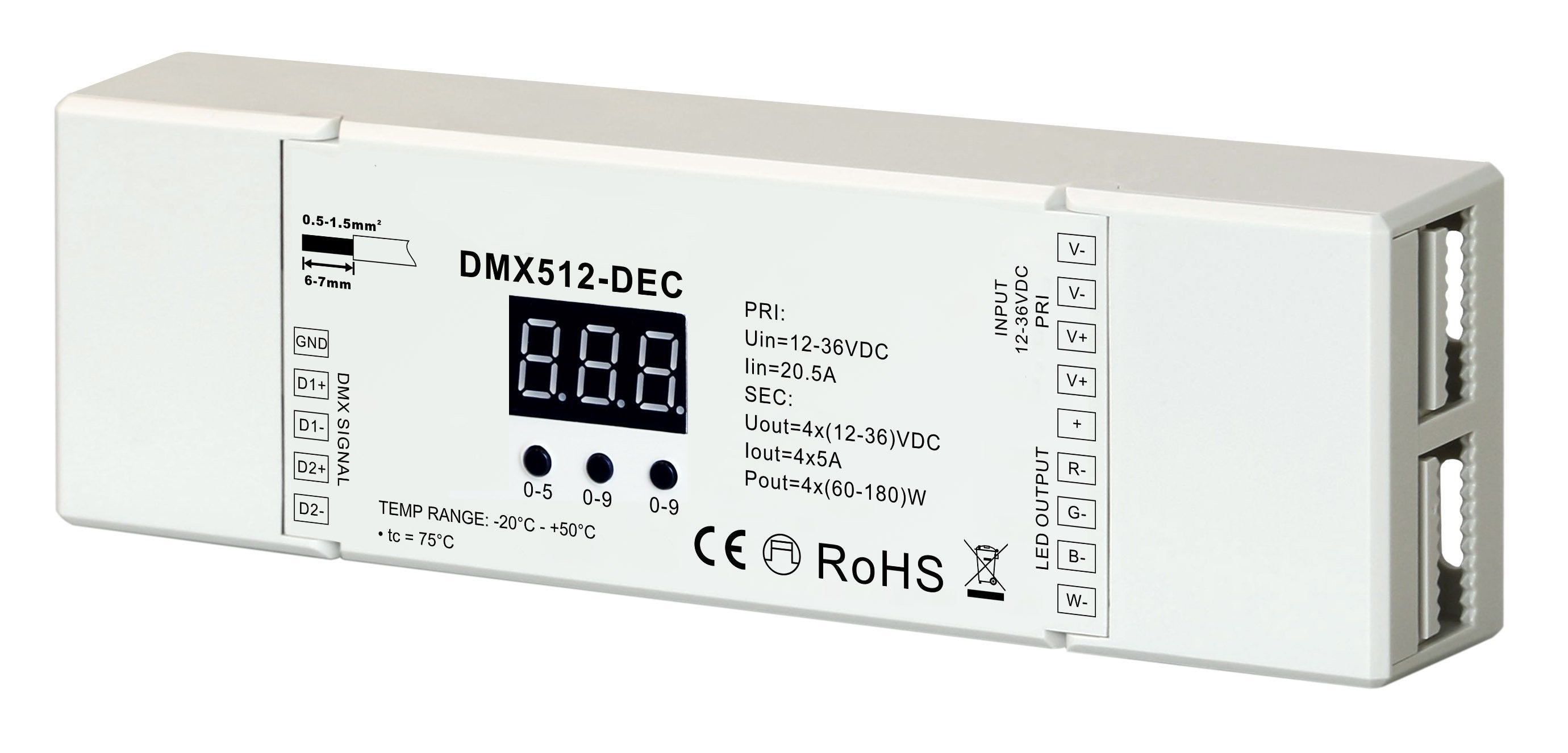 DMX512 decoder