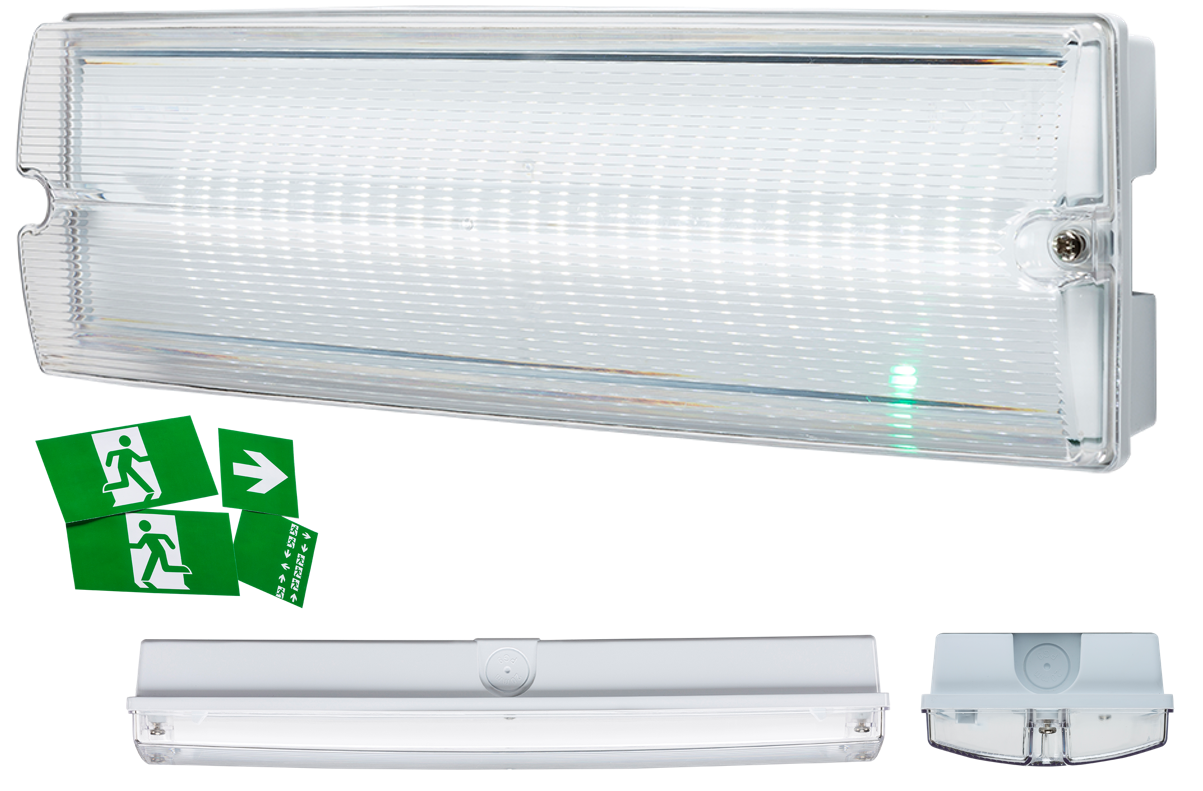 ML Accessories-EMLED3 230V IP65 4W LED Emergency Bulkhead