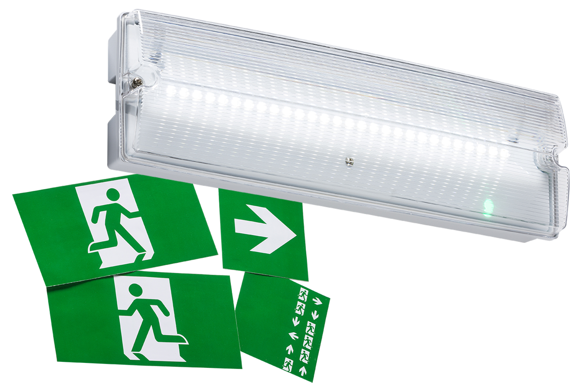 ML Accessories-EMLED4 230V IP65 3W LED Emergency Bulkhead