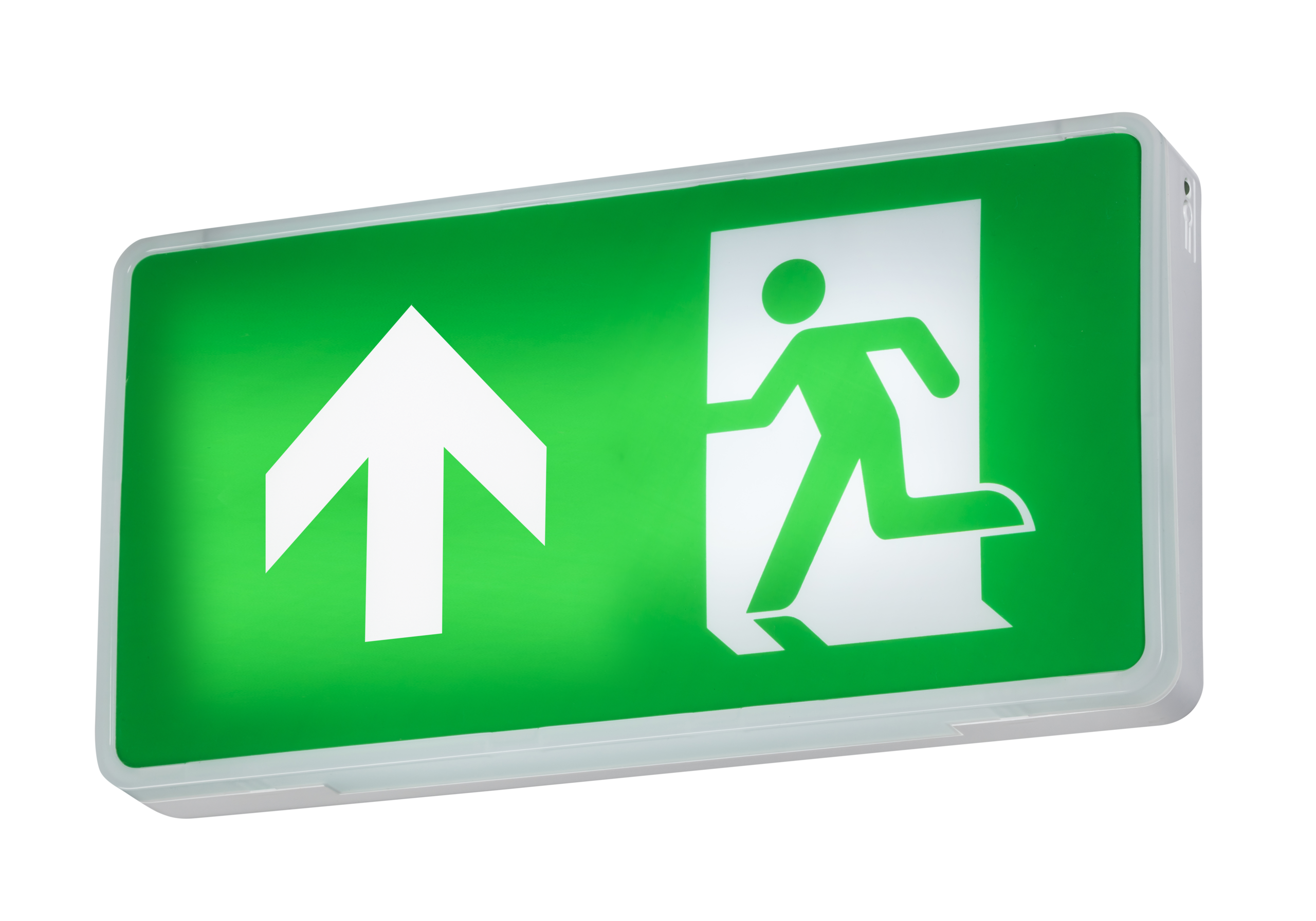 ML Accessories-EMRNST 230V IP20 4W LED Emergency Exit Sign - Self-Test
