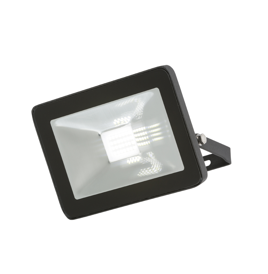 ML Accessories-FLF20 230V IP65 20W LED Black Die-Cast Aluminium Floodlight 4000K