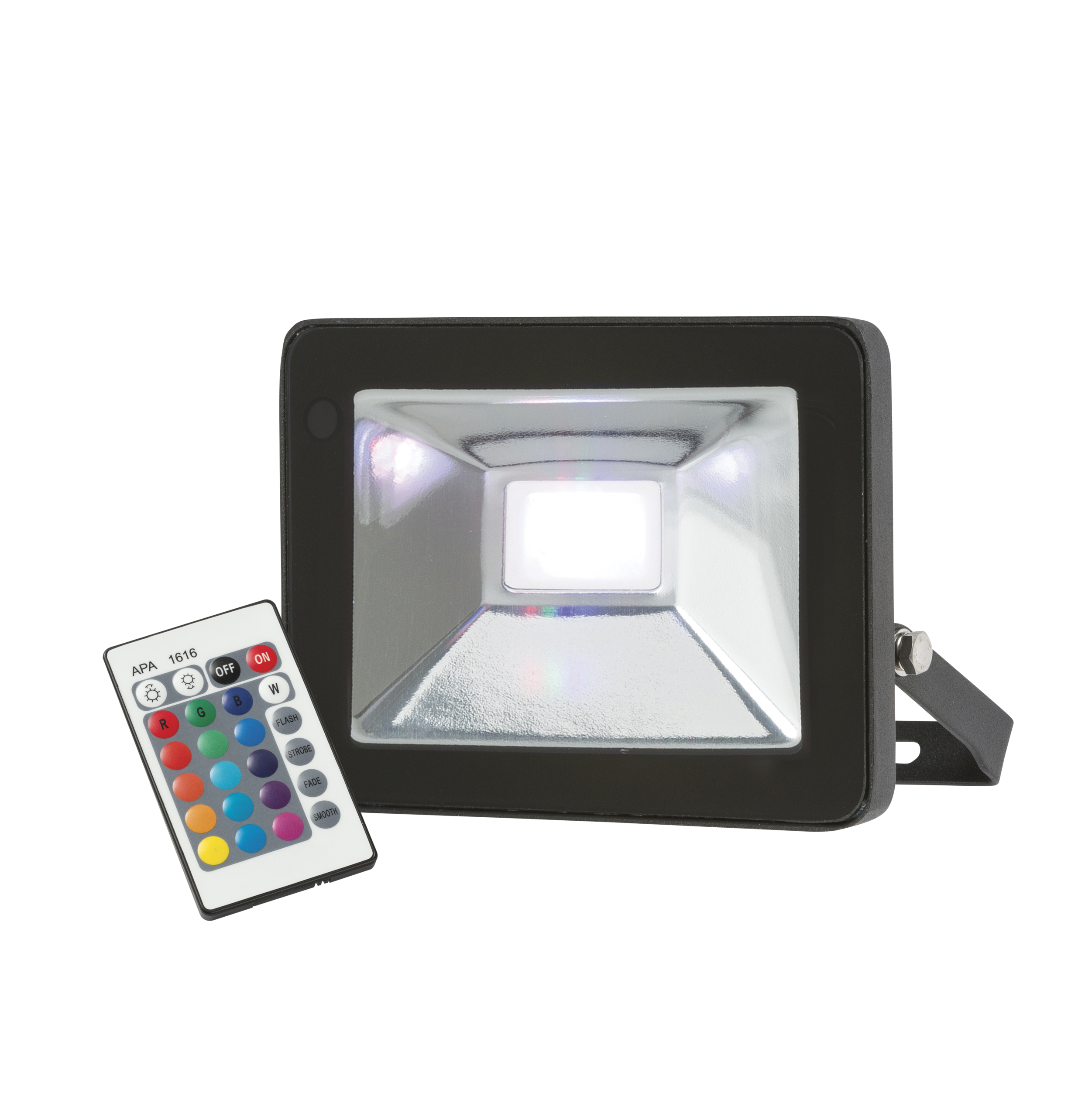 ML Accessories-FLF20RGB 230V IP65 20W RGB LED Black die-cast aluminium floodlight