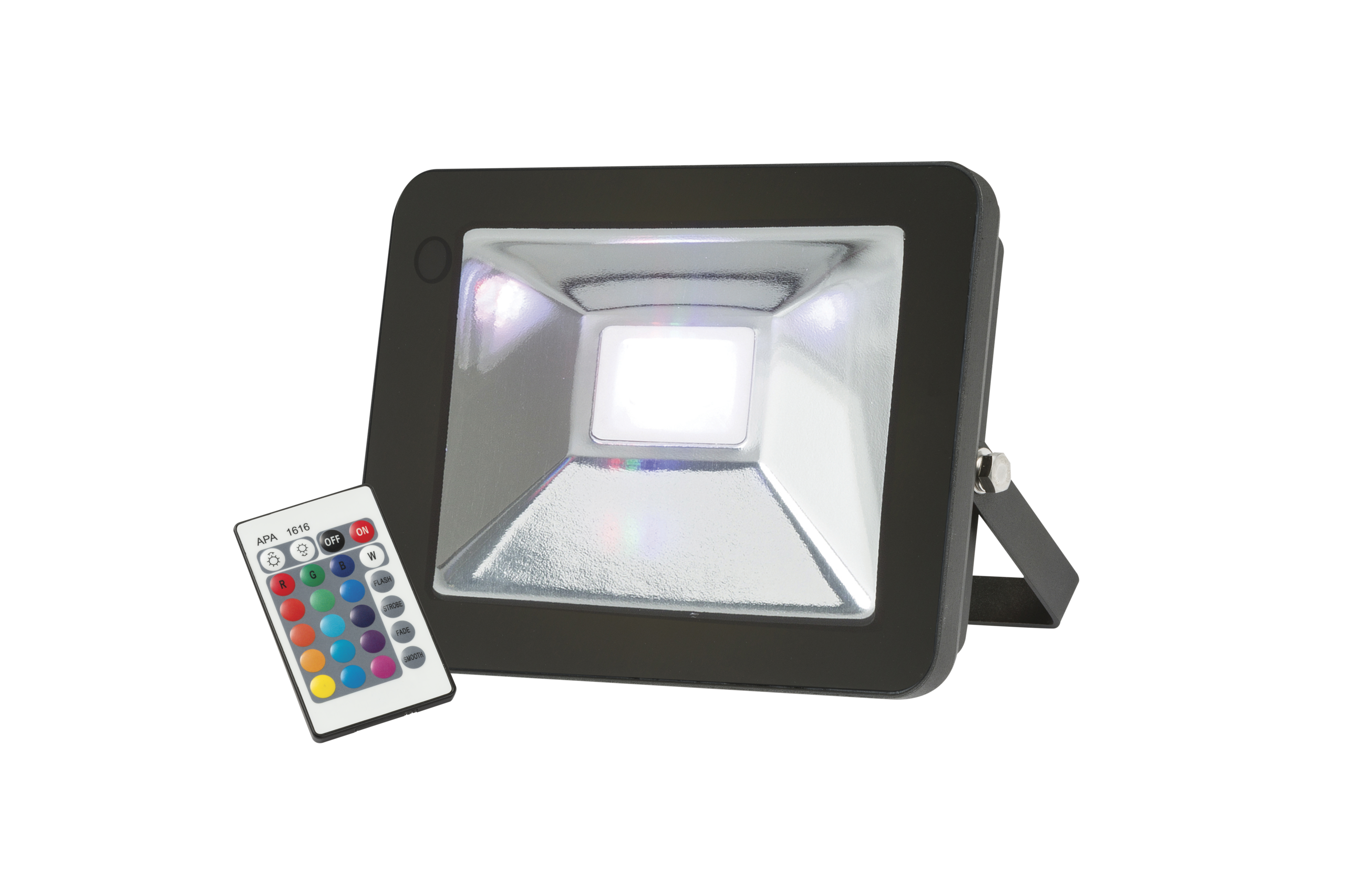 ML Accessories-FLF30RGB 230V IP65 30W RGB LED Black Die-Cast Aluminium Floodlight