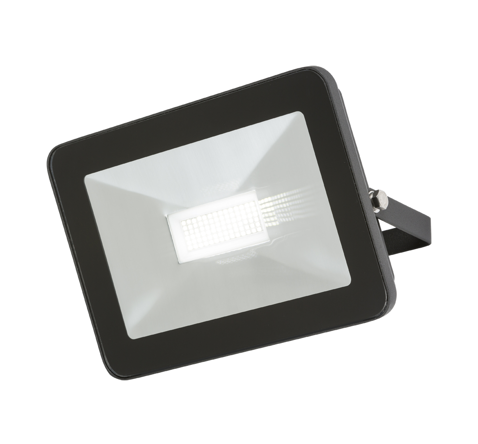 ML Accessories-FLF50 230V IP65 50W LED Black Die-Cast Aluminium Floodlight 4000K