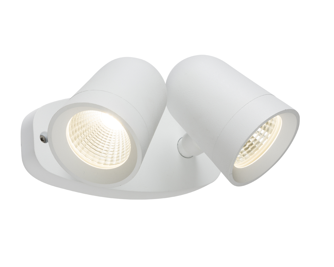 ML Accessories-FLTW 230V IP65 18W LED White Twin Spot Floodlight