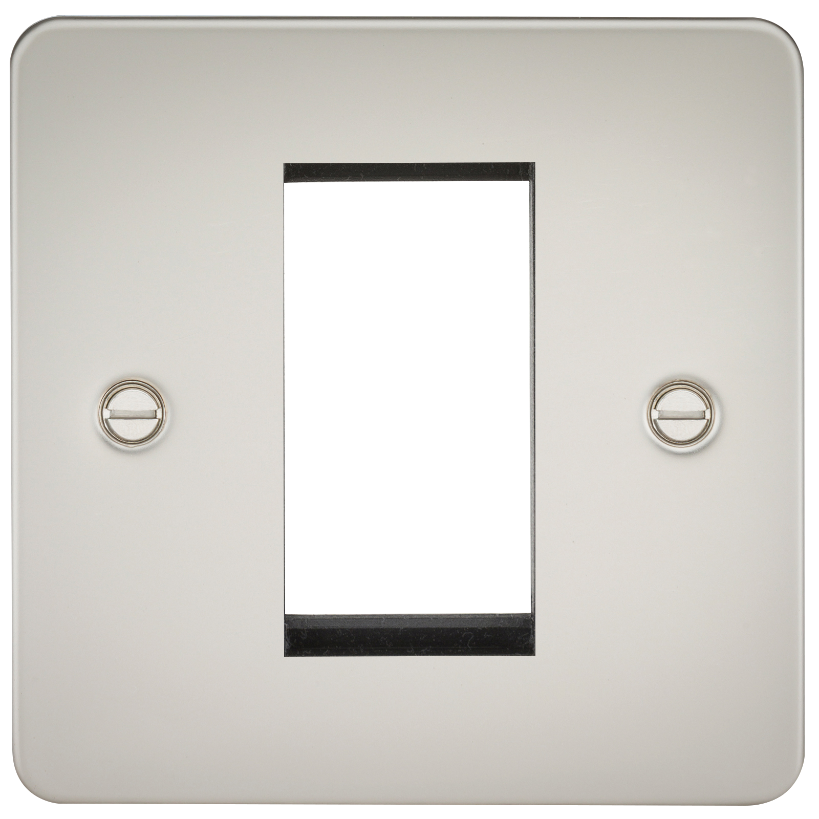 ML Accessories-FP1GPL Flat Plate 1G Modular Faceplate - Pearl