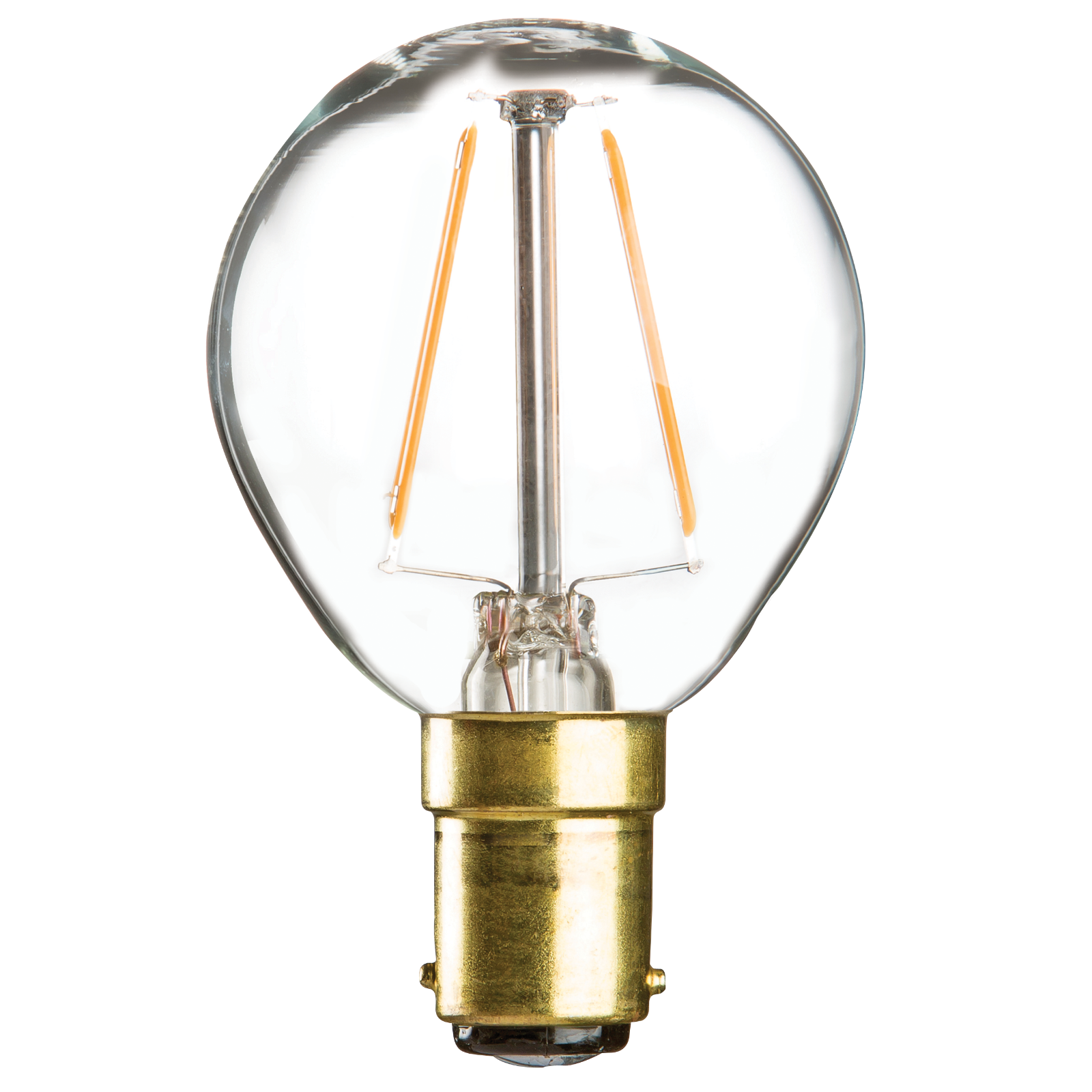 ML Accessories-GB4SBCC 230V 4W LED 45mm SBC Clear Golf Ball 3000K