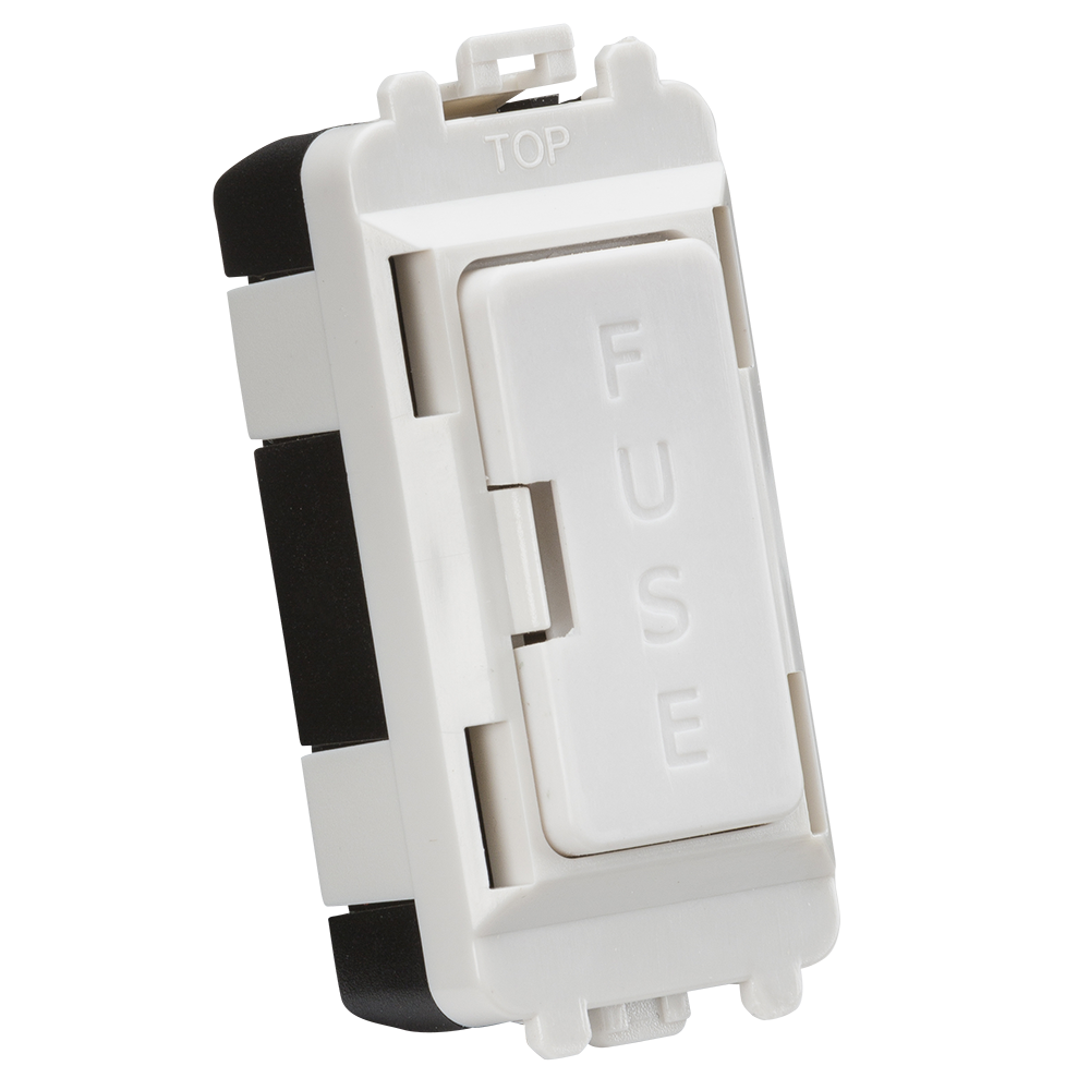 ML Accessories-GDM011U 13A fused module - white