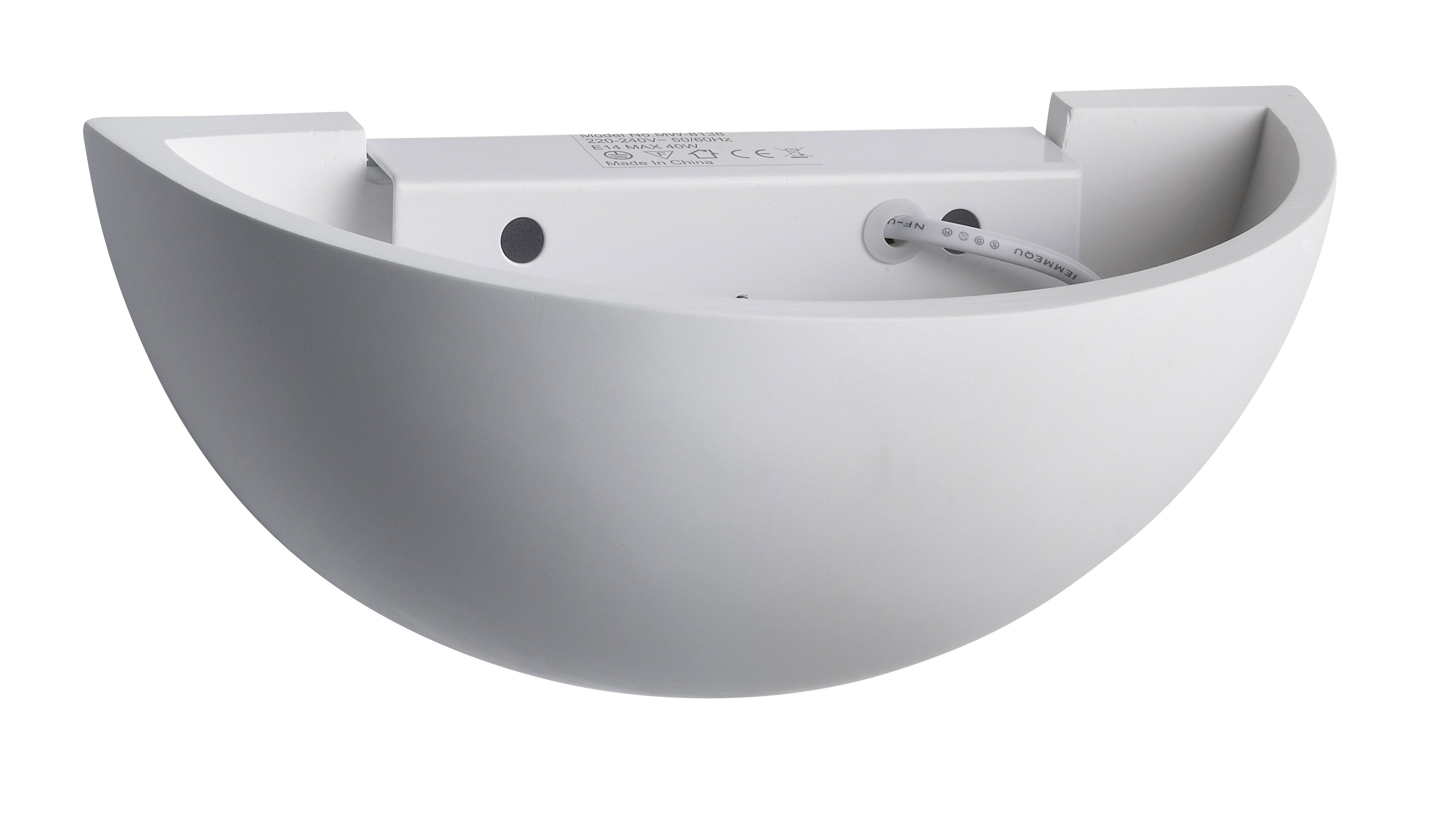 Murcia quarter sphere wall light