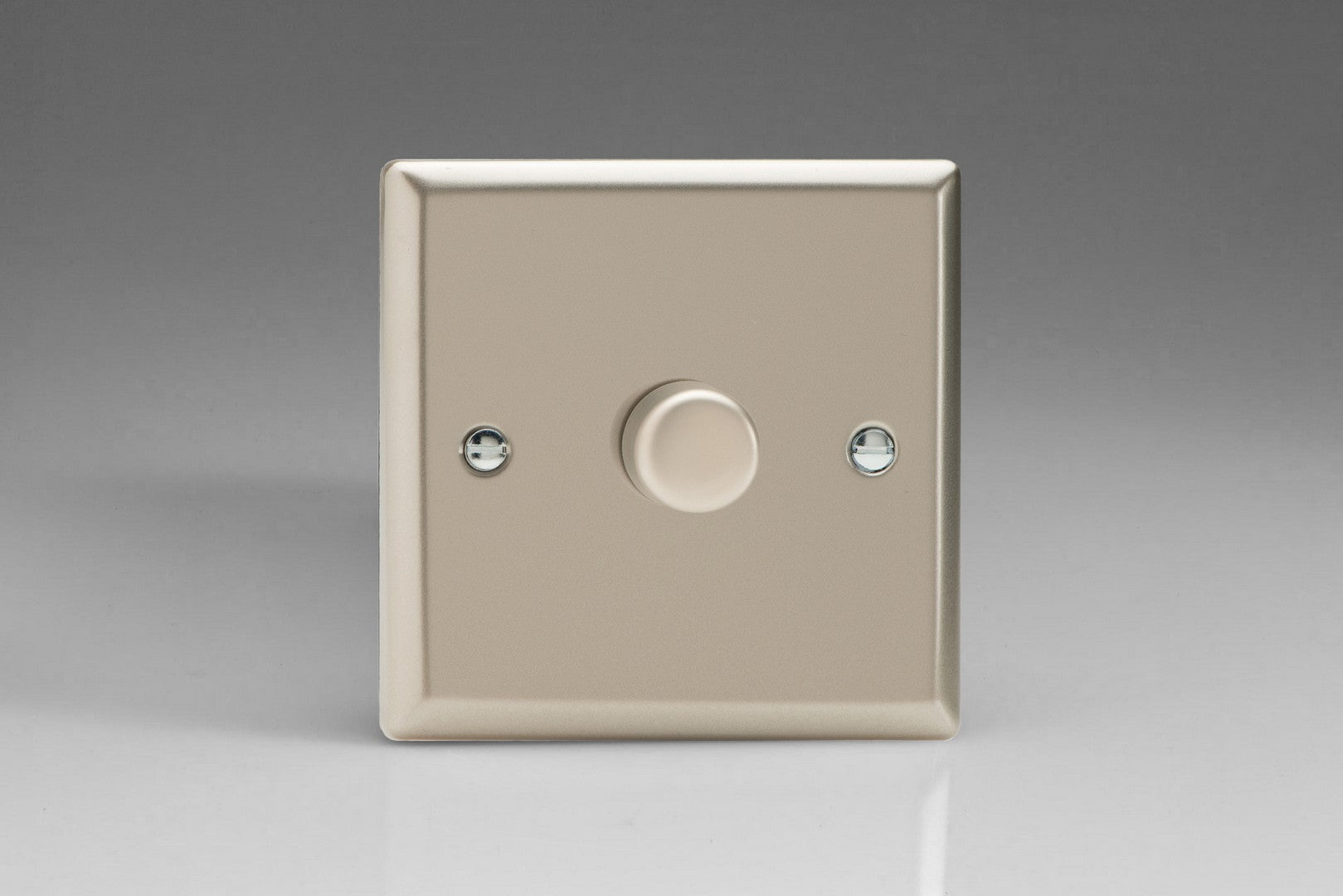 Varilight HN1 Classic Satin Chrome 1-Gang 1-Way Rotary Dimmer 1 x 60-400W
