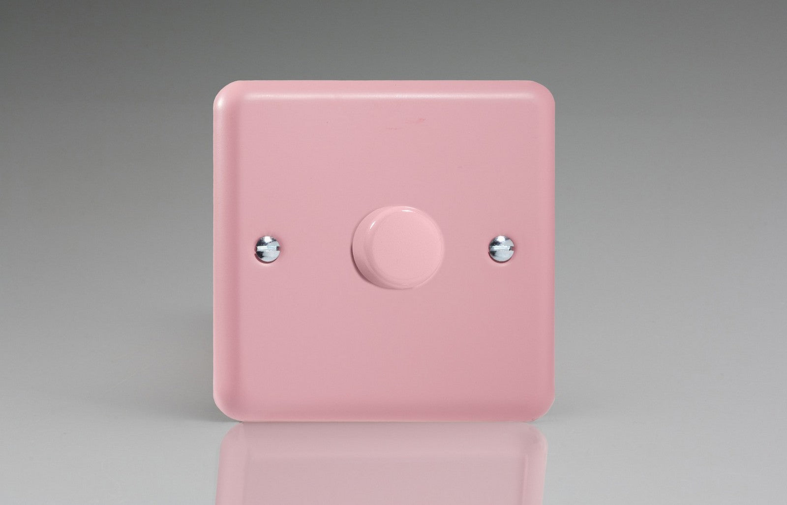 Varilight HY3.RP Lily Rose Pink 1-Gang 2-Way Push-On/Off Rotary Dimmer 1 x 60-400W