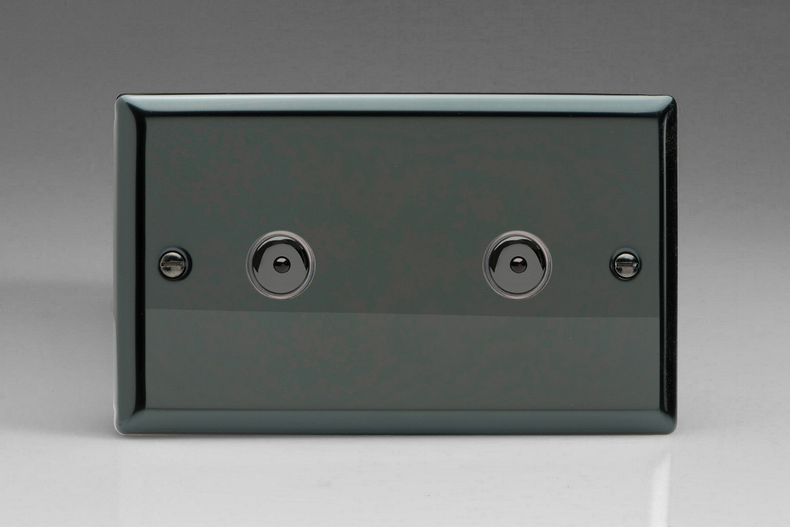 Varilight III602M Classic Iridium 2-Gang 1-Way Remote Control/Touch Master Dimmer 2 x 60-600W (Twin Plate)