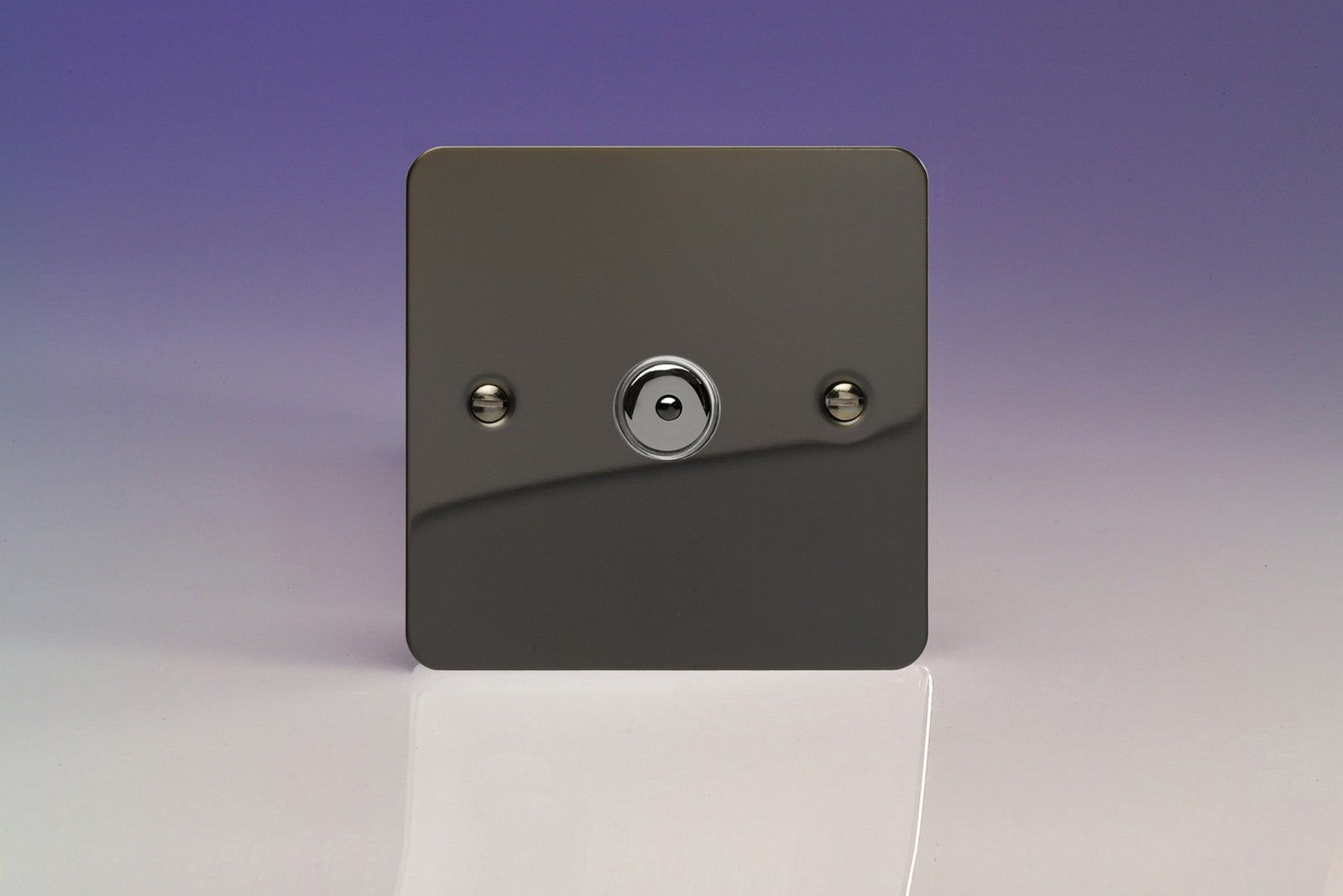 Varilight IJFII101 Ultraflat Iridium 1-Gang 1-Way Remote/Touch Control Master LED Dimmer 1 x 0-100W (1-10 LEDs)