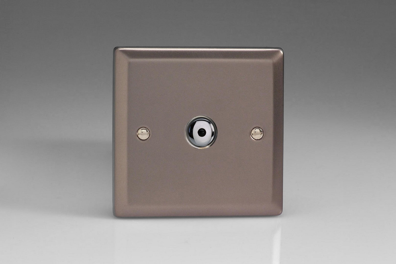 Varilight IJRI101 Classic Pewter 1-Gang 1-Way Remote/Touch Control Master LED Dimmer 1 x 0-100W (1-10 LEDs)