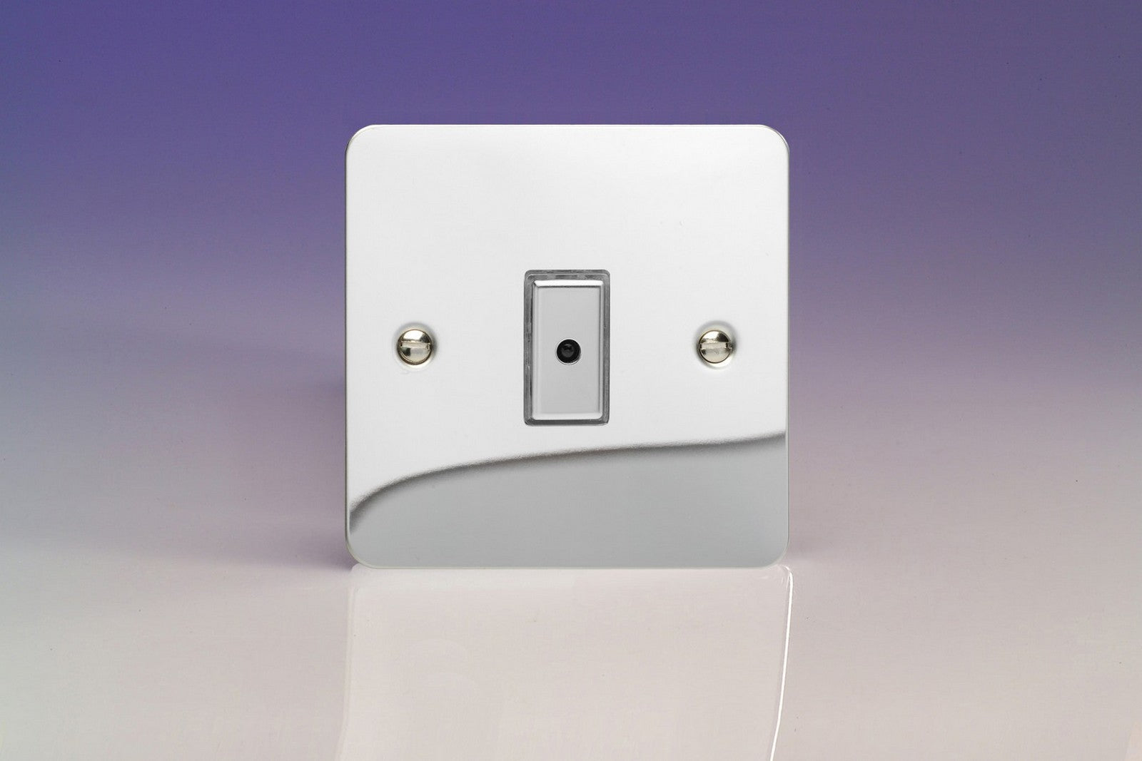 Varilight JFCE101 Ultraflat Polished Chrome 1-Gang Multi-Way Remote/Tactile Touch Control Master LED Dimmer 1 x 0-100W (1-10 LEDs)