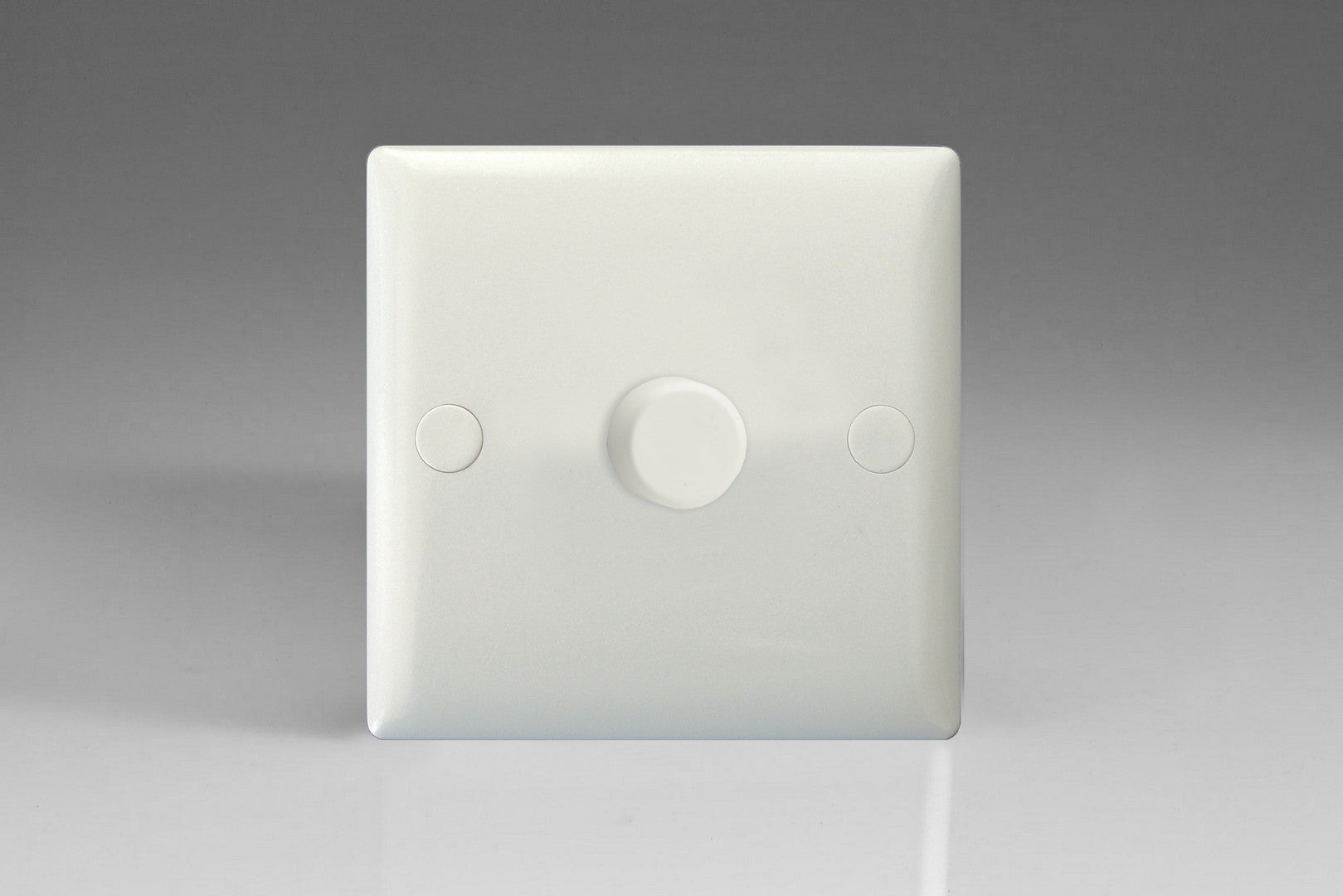Varilight JOP401W Value Polar White 1-Gang 2-Way Push-On/Off Rotary LED Dimmer 1 x 0-120W (1-10 LEDs)