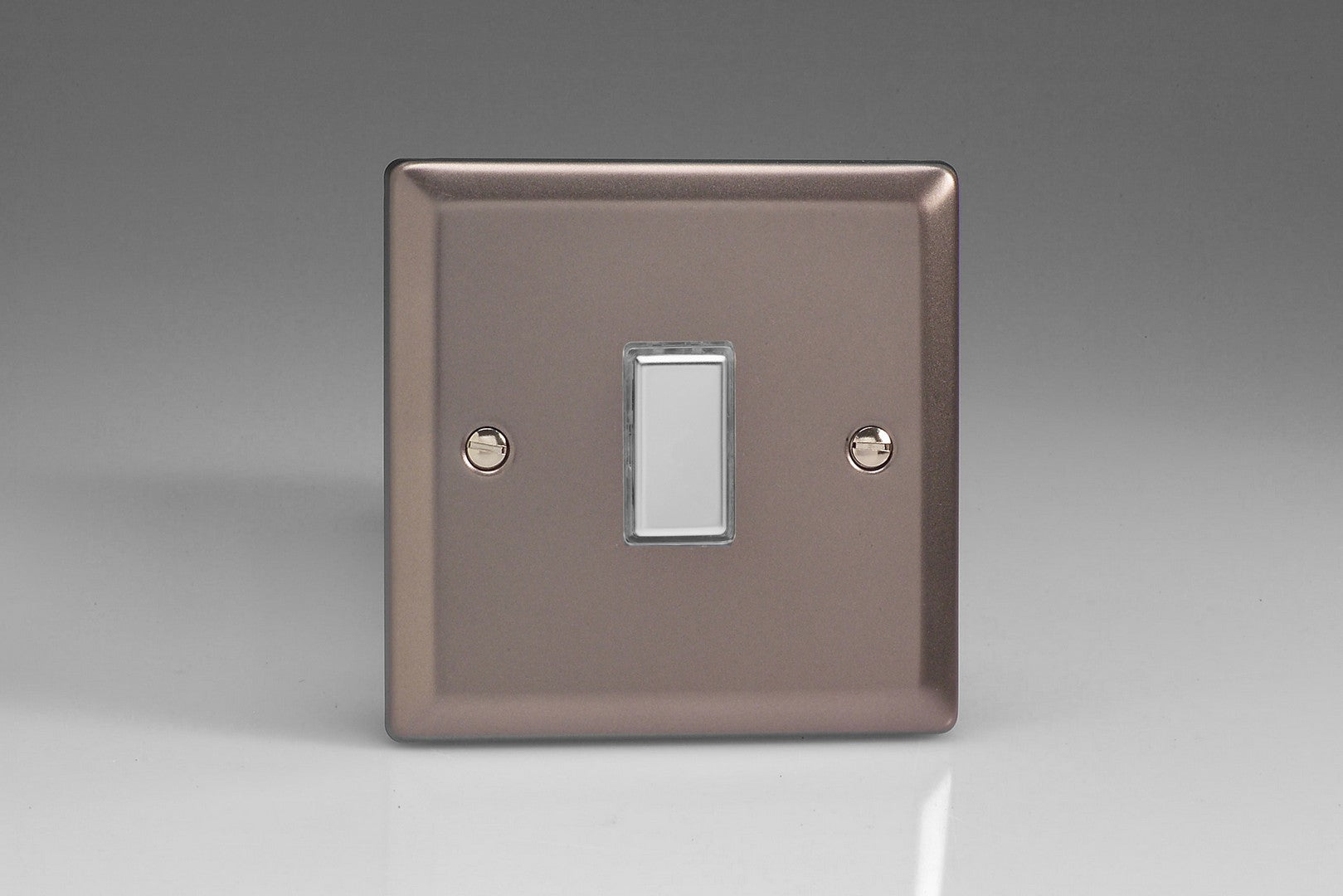 Varilight JRES001 Classic Pewter 1-Gang Tactile Touch Control Dimming Slave for use with Multi-Point Touch or Remote Master on 2-Way Circuits
