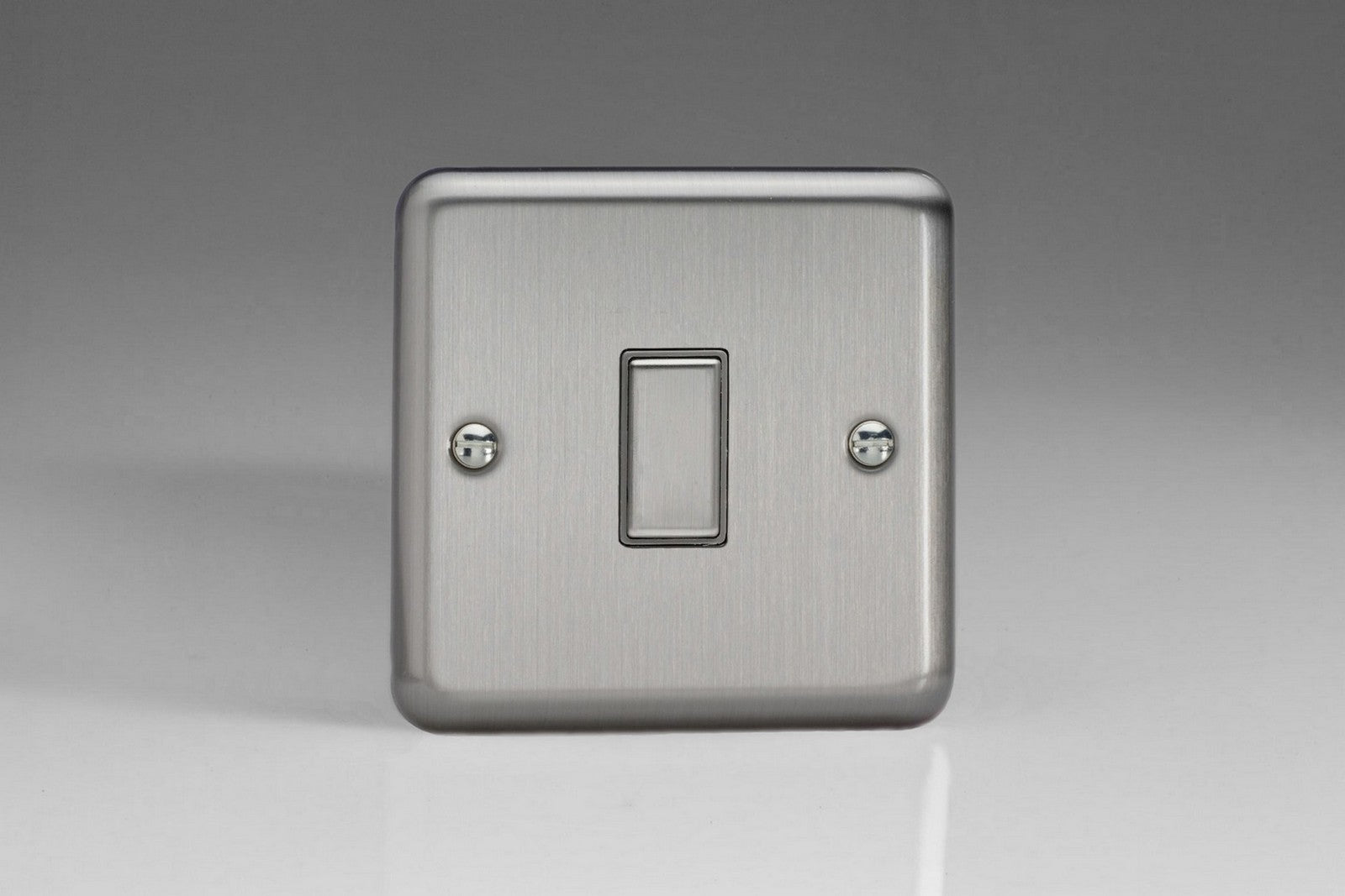 Varilight JSES001 Value Matt Chrome 1-Gang Tactile Touch Control Dimming Slave for use with Multi-Point Touch or Remote Master on 2-Way Circuits
