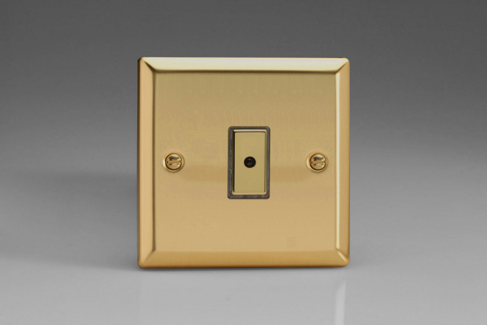 Varilight JVE101 Classic Victorian Brass 1-Gang Multi-Way Remote/Tactile Touch Control Master LED Dimmer 1 x 0-100W (1-10 LEDs)
