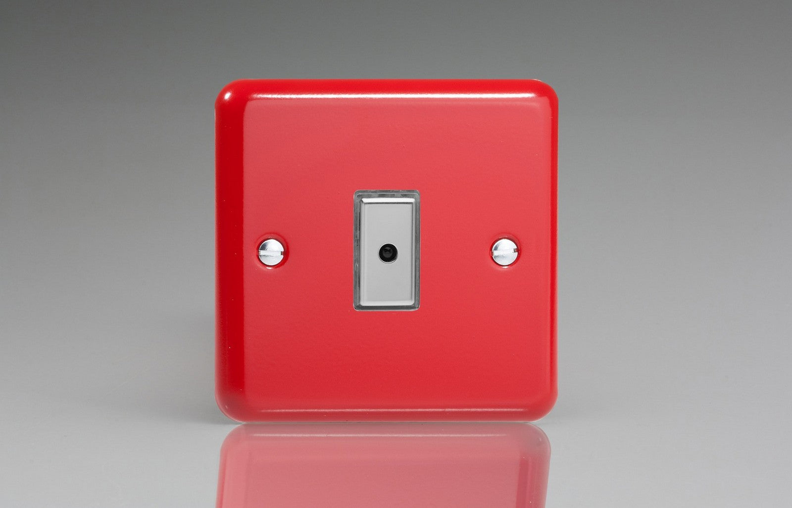 Varilight JYE101.PR Lily Pillar Box Red 1-Gang Multi-Way Remote/Tactile Touch Control Master LED Dimmer 1 x 0-100W (1-10 LEDs)