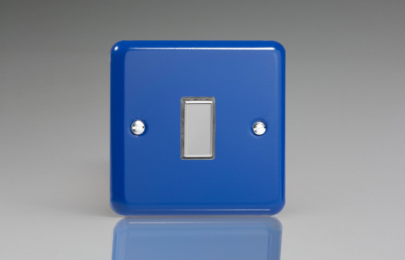 Varilight JYES001.RB Lily Reflex Blue 1-Gang Tactile Touch Control Dimming Slave for use with Multi-Point Touch or Remote Master on 2-Way Circuits