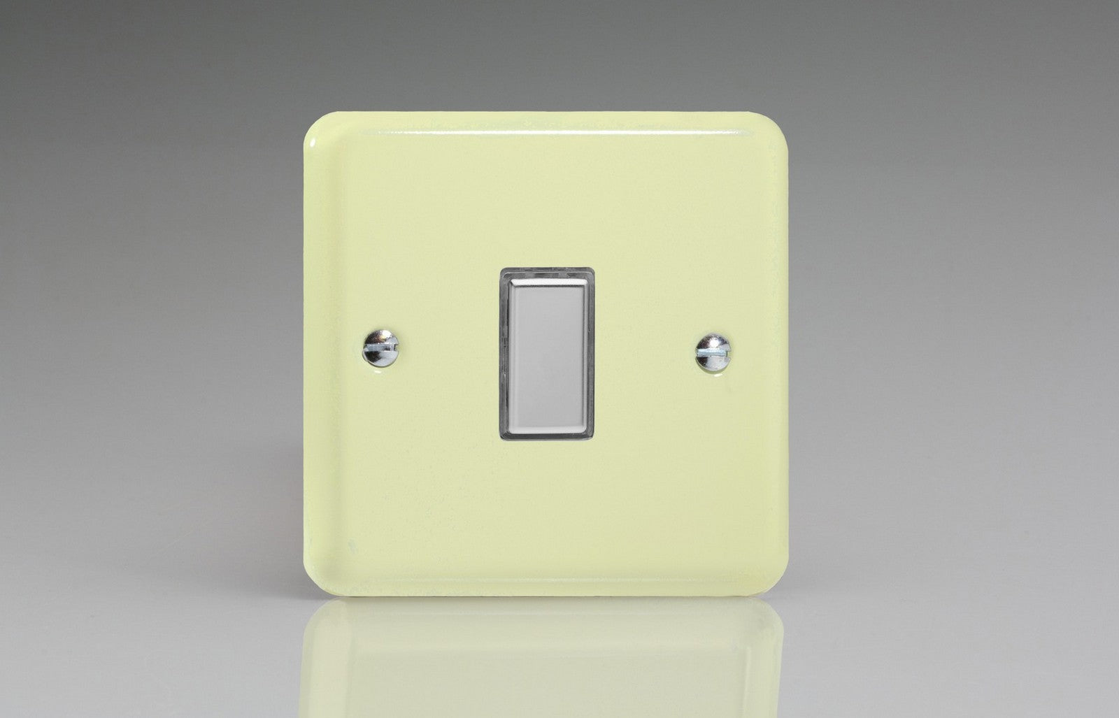 Varilight JYES001.WC Lily White Chocolate 1-Gang Tactile Touch Control Dimming Slave for use with Multi-Point Touch or Remote Master on 2-Way Circuits