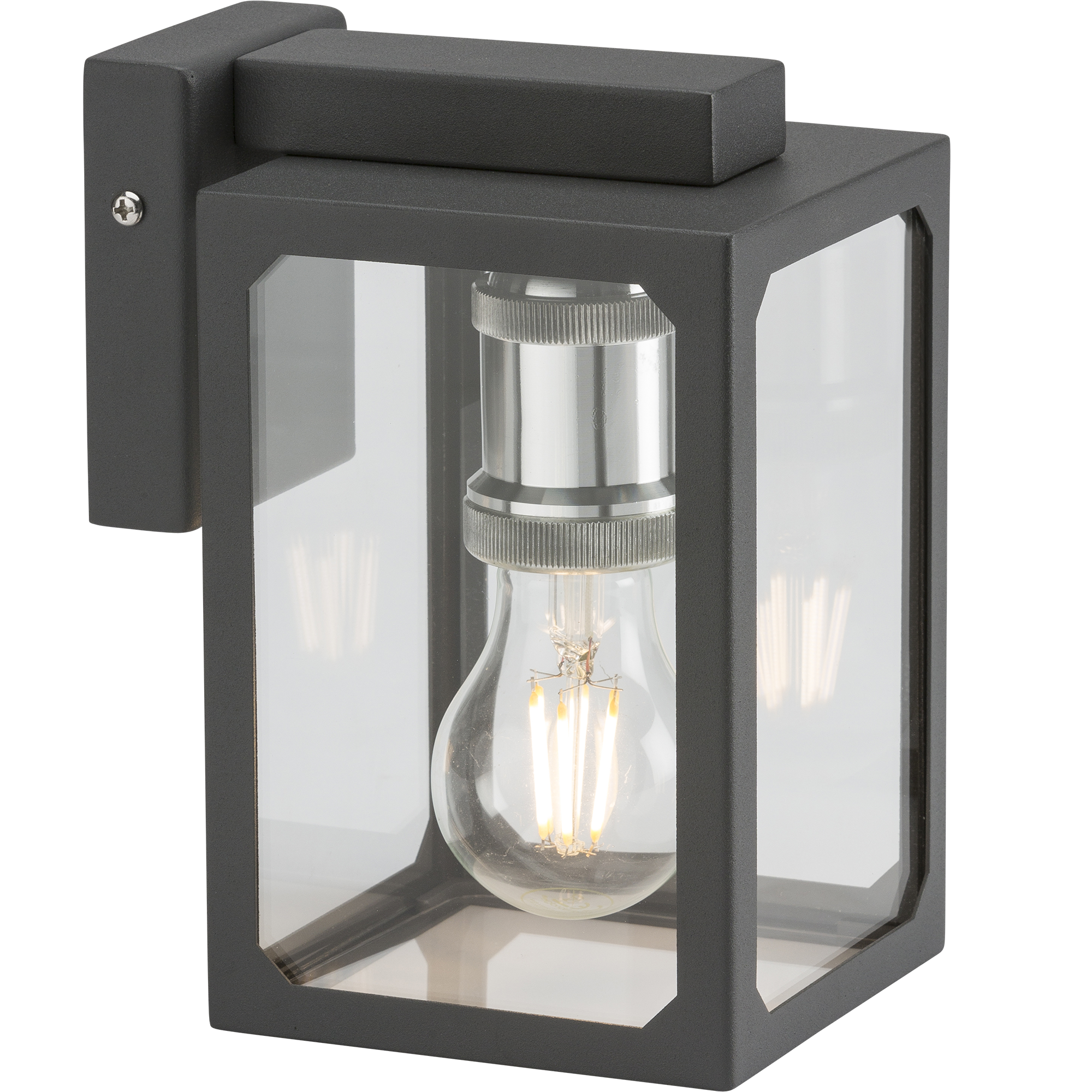 ML Accessories-LANTBK 230V IP23 E27 Wall Lantern - Anthracite
