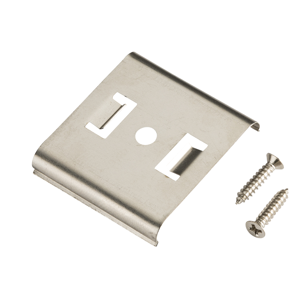 ML Accessories-LEDFCLIP Metal Mounting Clip comes with 2 x Screws for Flat LED Strip