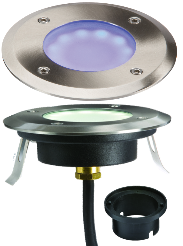 ML Accessories-LEDM08B1 230V IP65 1.7W  Blue LED Ground / Deck Light