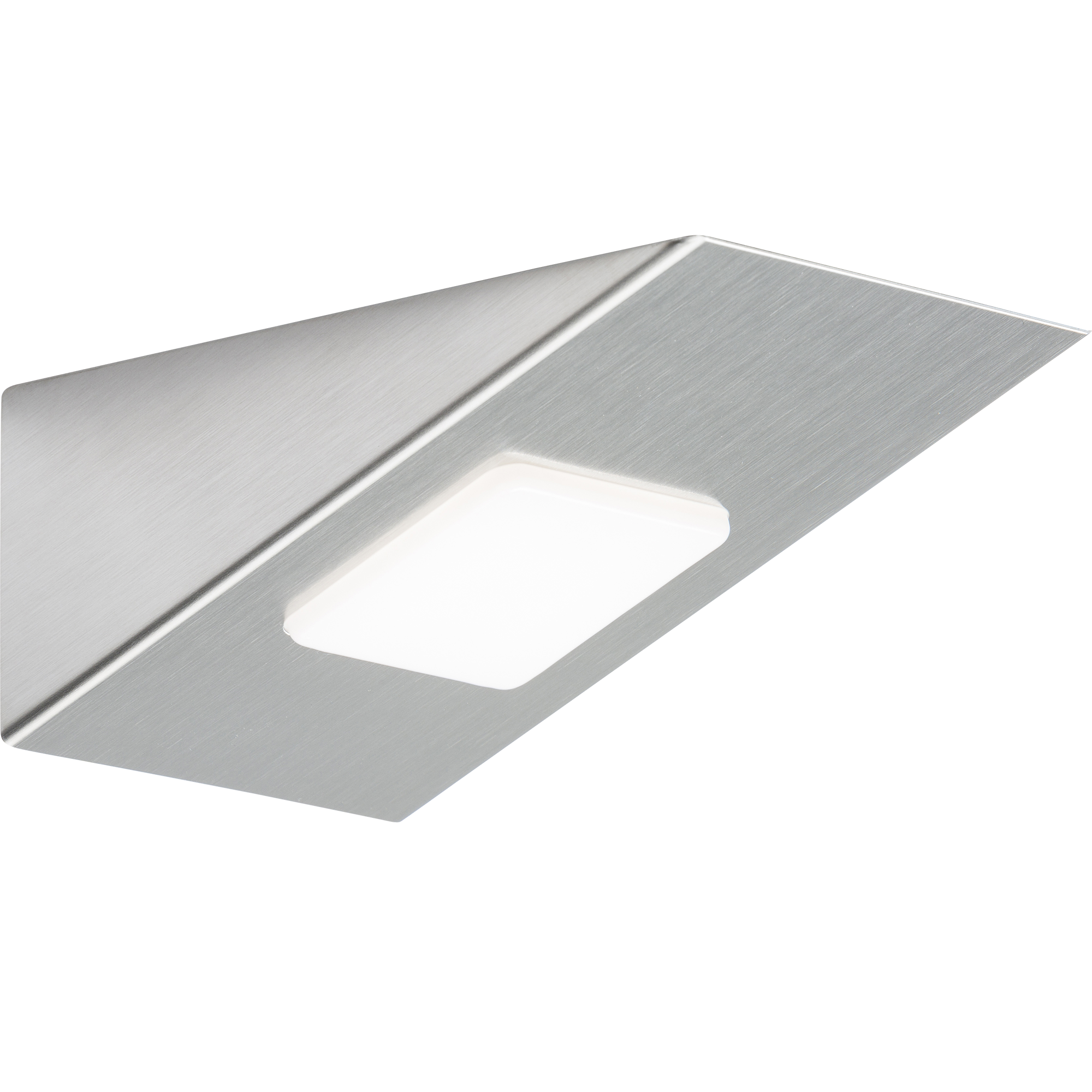 ML Accessories-LEDREC 12V DC 3W LED Rectangular Under Cabinet Light Satin Chrome