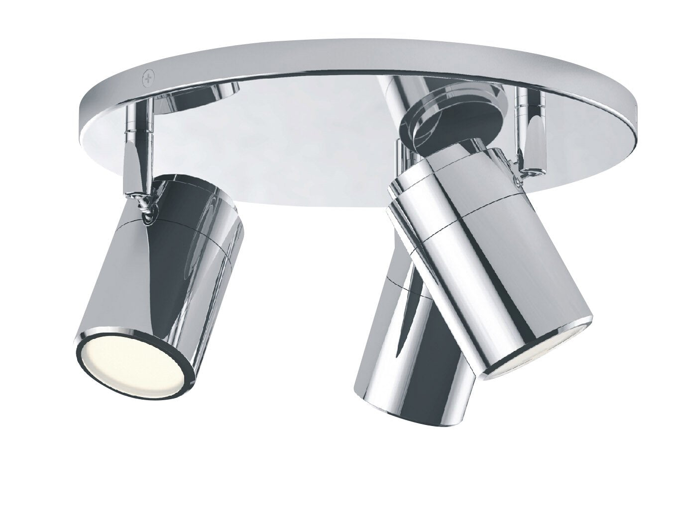 Bathroom 3 light ceiling plate