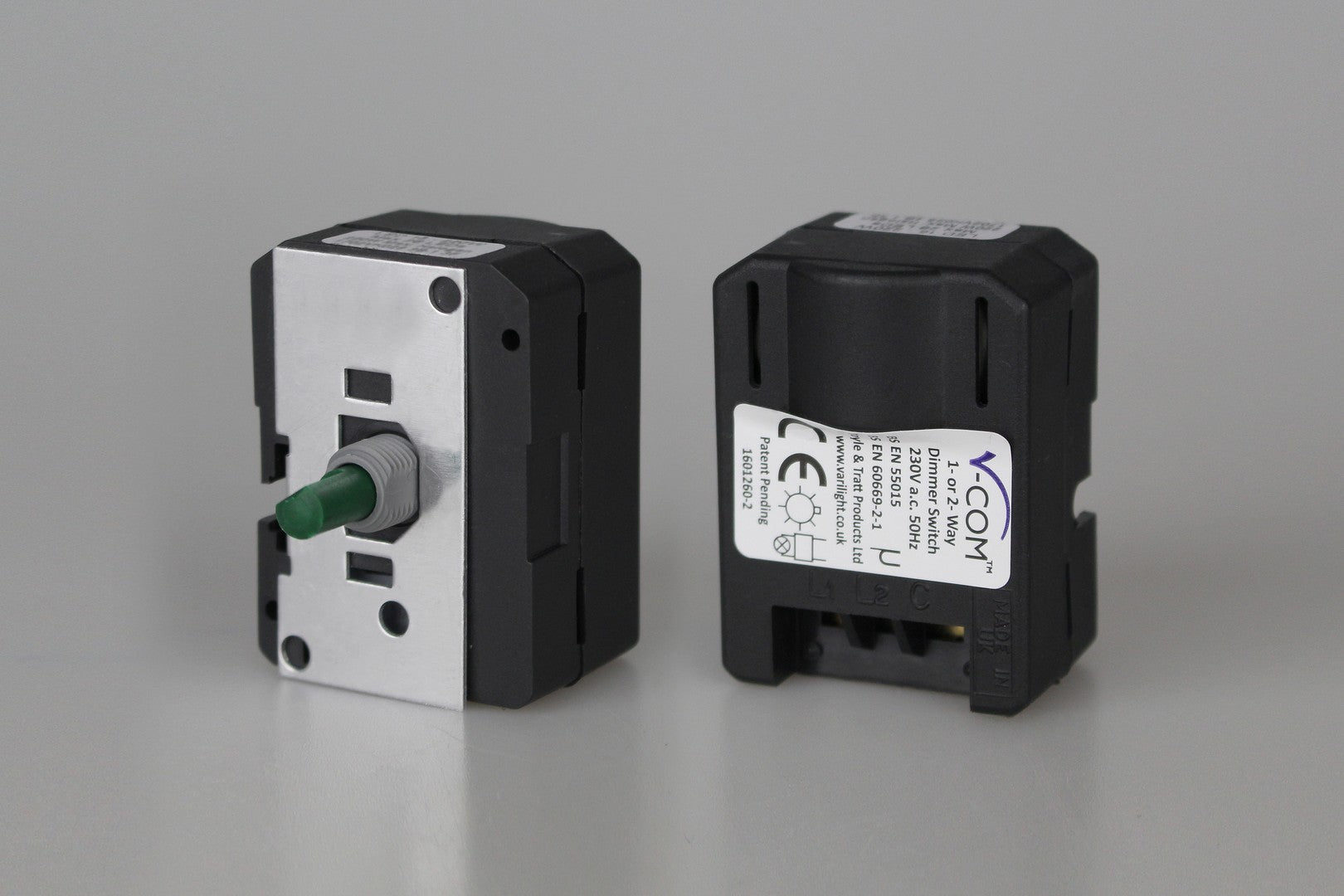 Varilight MKP400 Module 2-Way Push-On/Off Rotary LED Dimmer Module 20-400W (Max 40 LEDs)