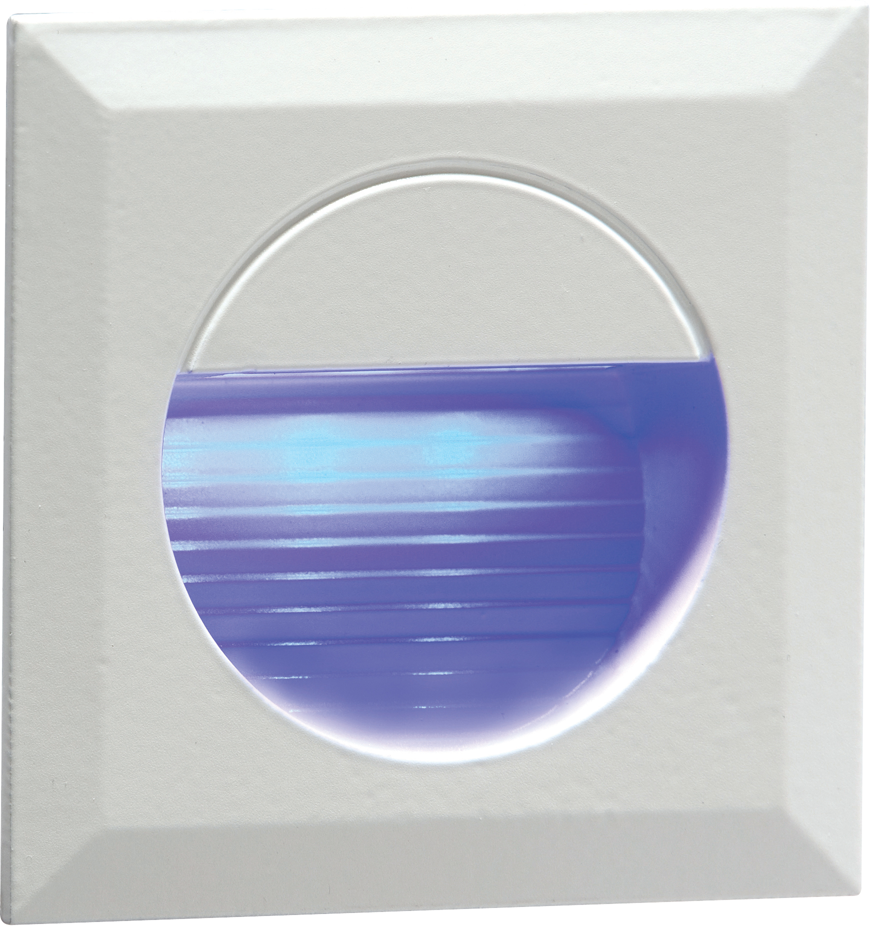 ML Accessories-NH019B 230V IP54 Recessed Square Indoor/Outdoor LED Guide/Stair/Wall Light Blue LED