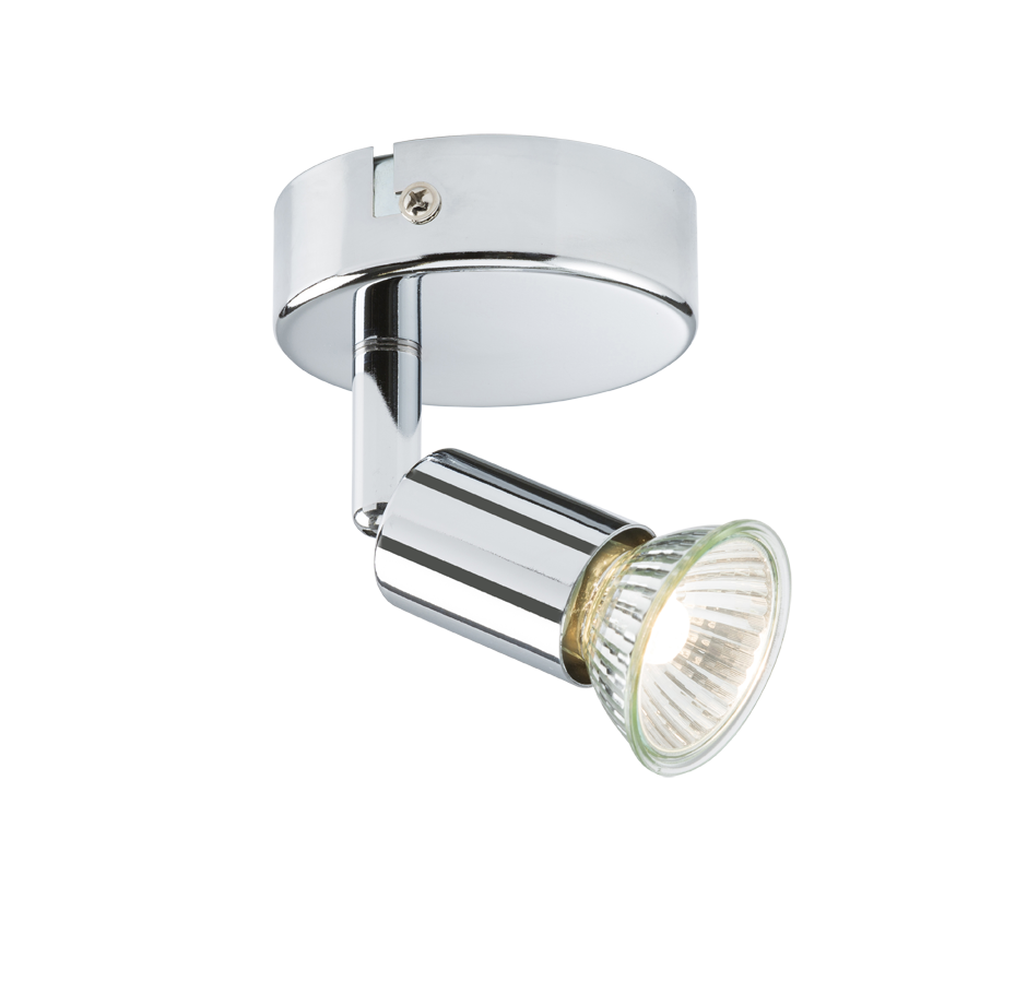ML Accessories-NSPGU1C 230V GU10 Single Spotlight - Chrome