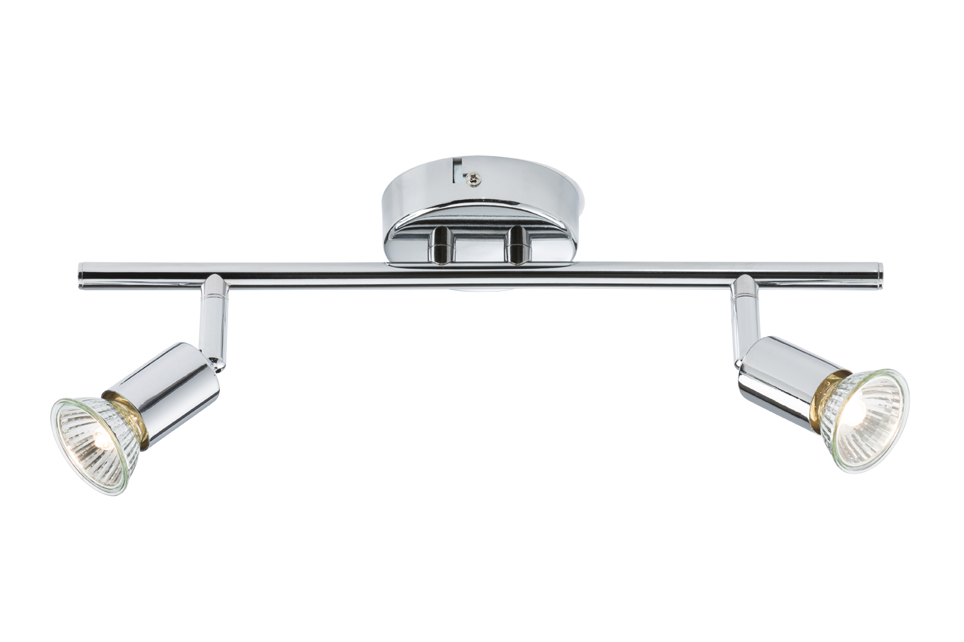 ML Accessories-NSPGU2C 230V GU10 Twin Bar Spotlight - Chrome