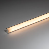 LED Profile 8x8 Nano Angled SQ Aluminium Opal