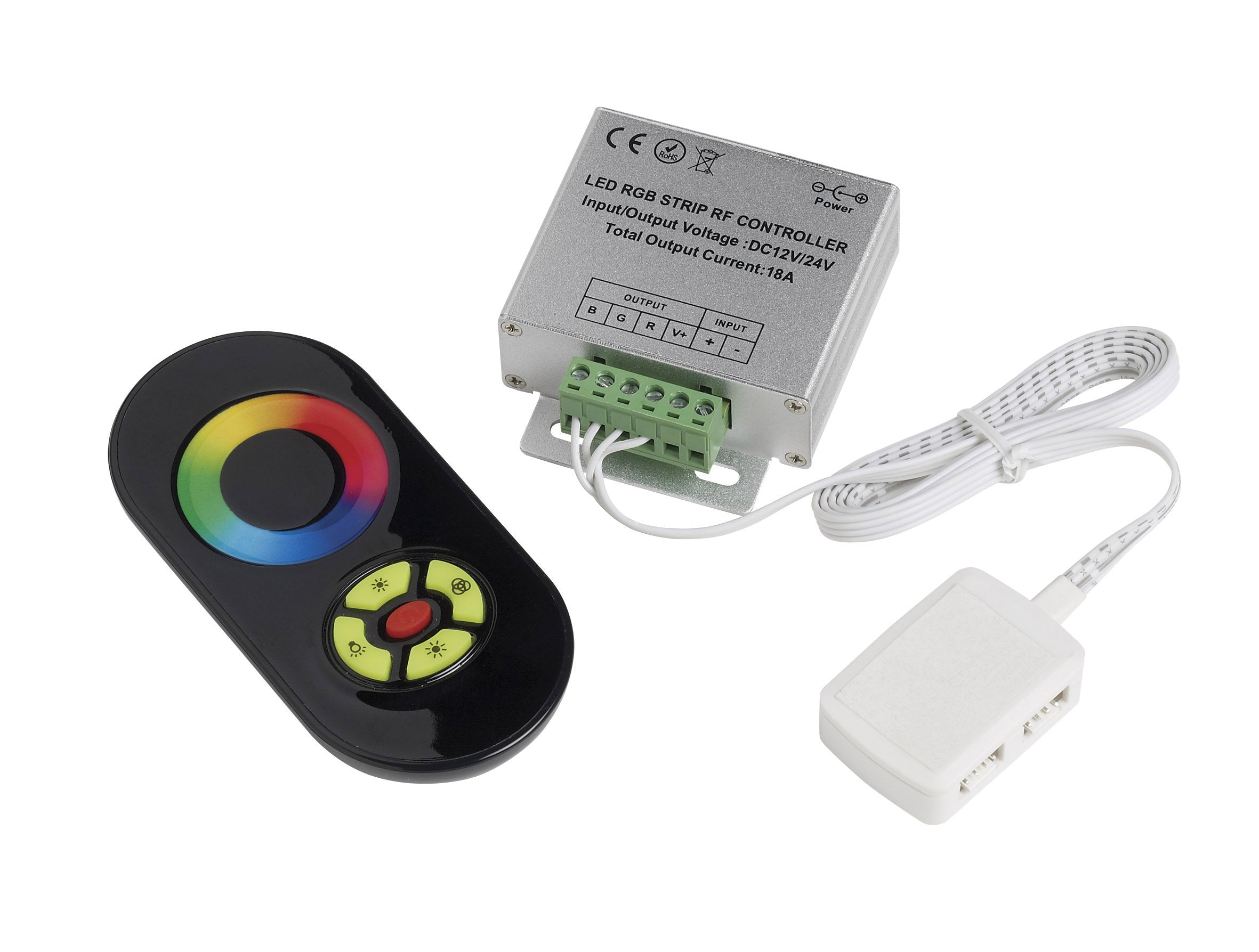 RF RGB receiver and remote control
