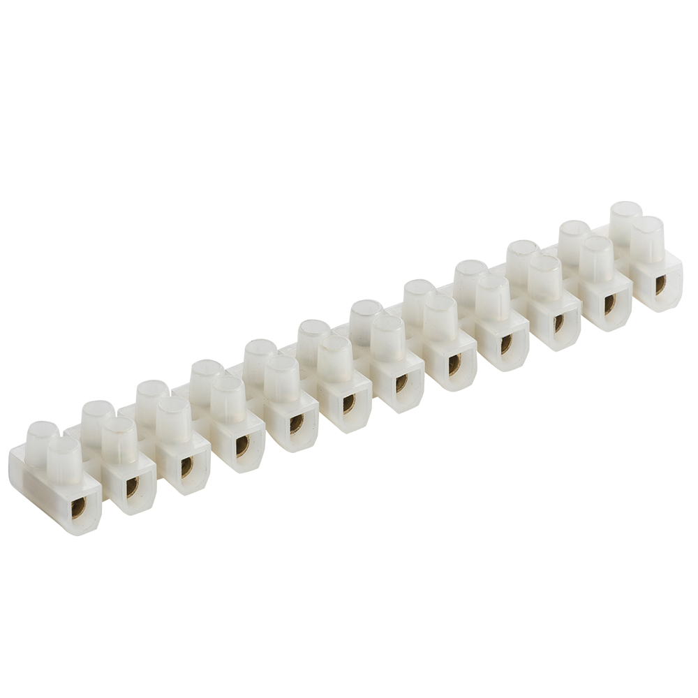 ML Accessories-SC5PA 5A 12-Way Terminal Block (PA66) - Natural Colour