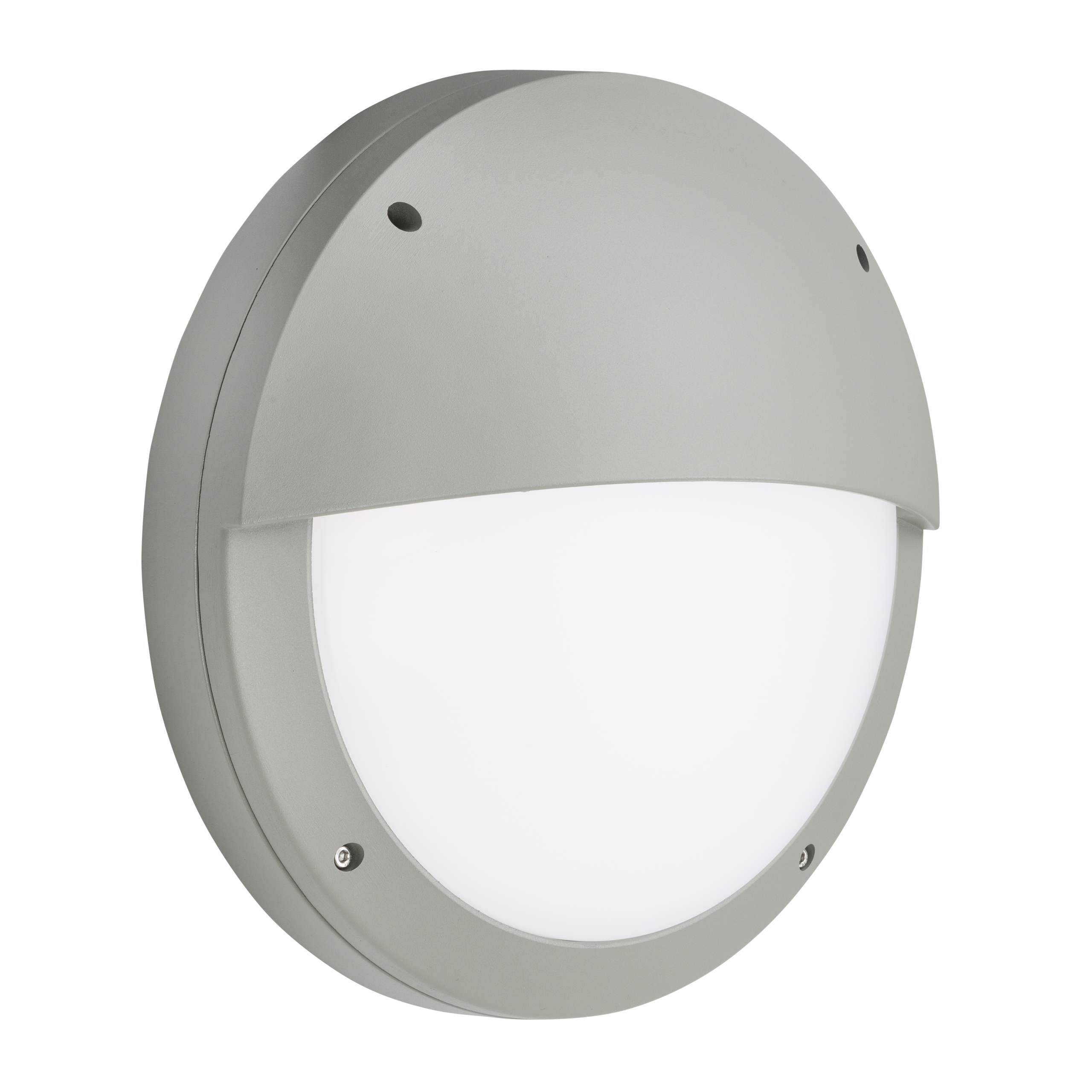 ML Accessories-SHE2GP 230V IP65 18W LED Eyelid Bulkhead CCT with Daylight Sensor Grey