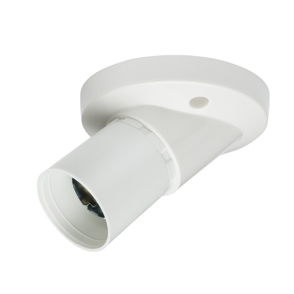 ML Accessories-SN8220 T2 Angled Short Skirt BC Batten Holder - 3 Terminals